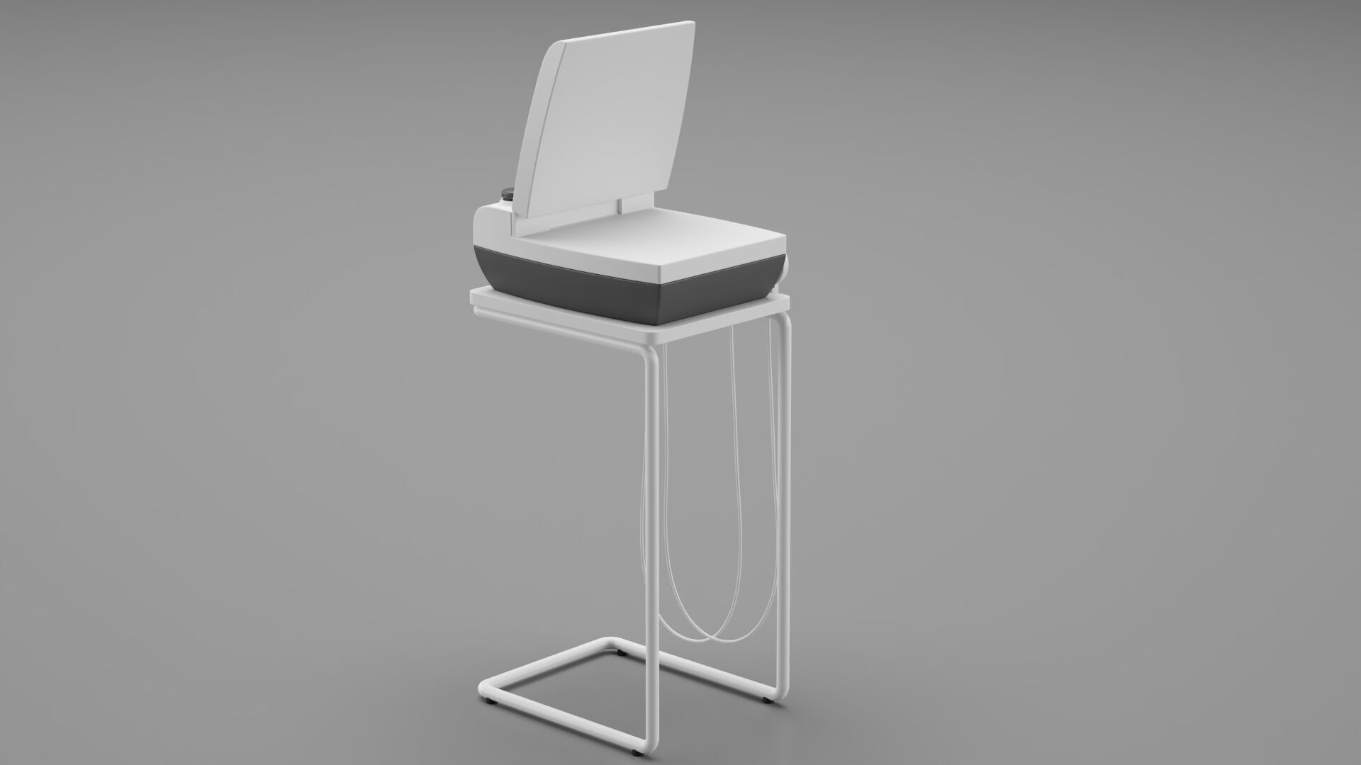 Fetal Monitor 3D model_6
