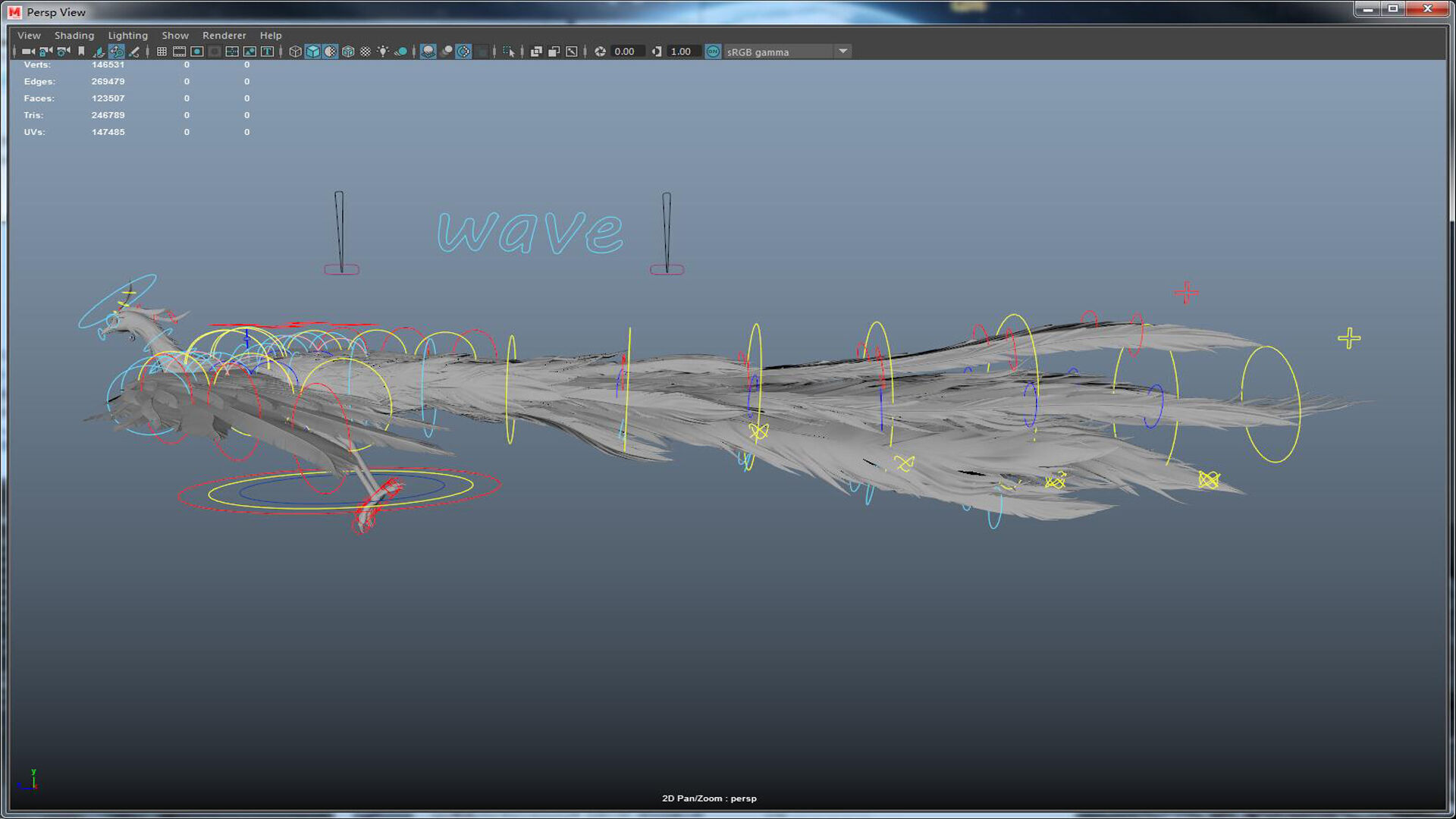 phoenix Undead bird phoenix 3D model_10