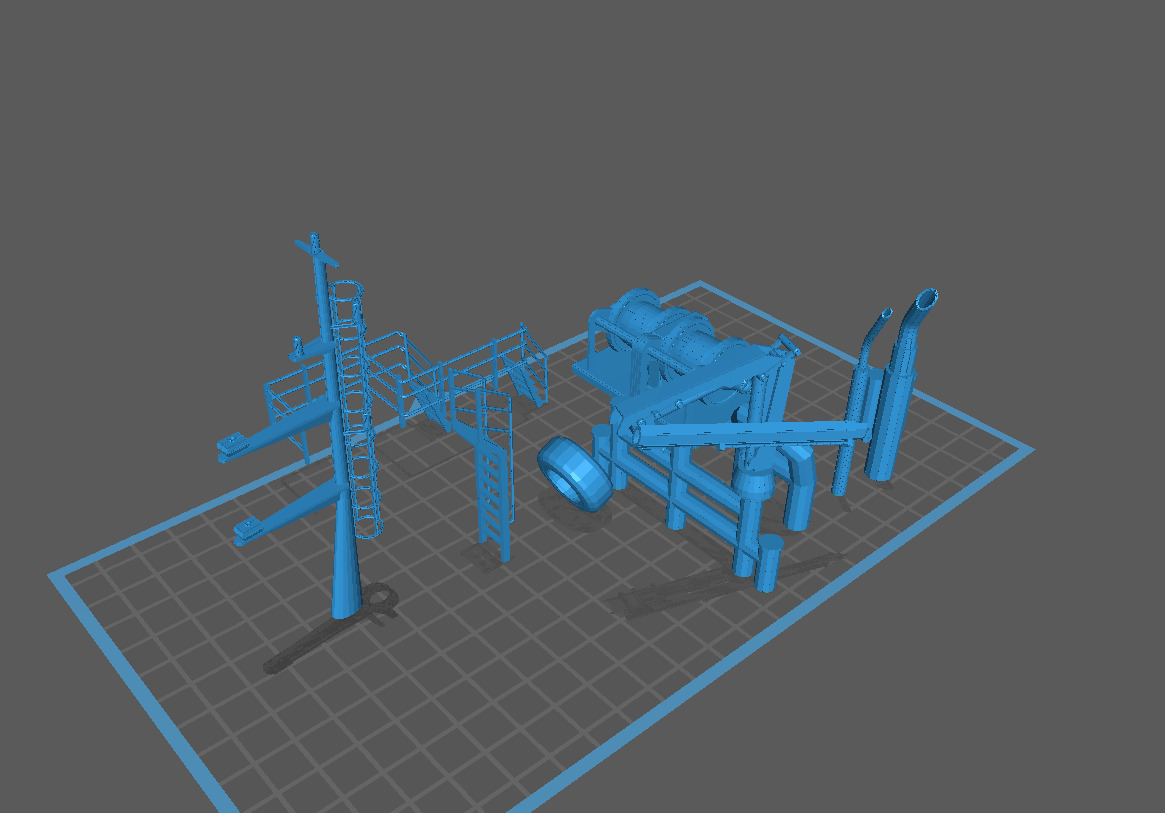 Tug Boat - Harbour Boat RC Conversion Kit 3D print model_18