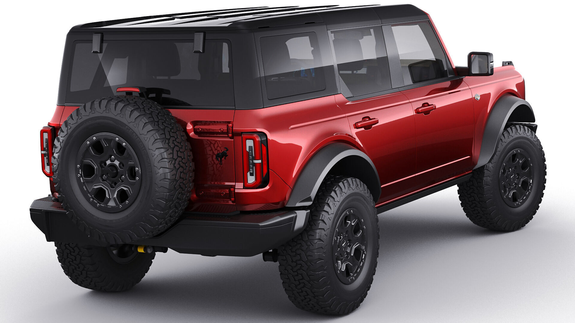 Bronco 4 door and 2 door 2021 3D model_4