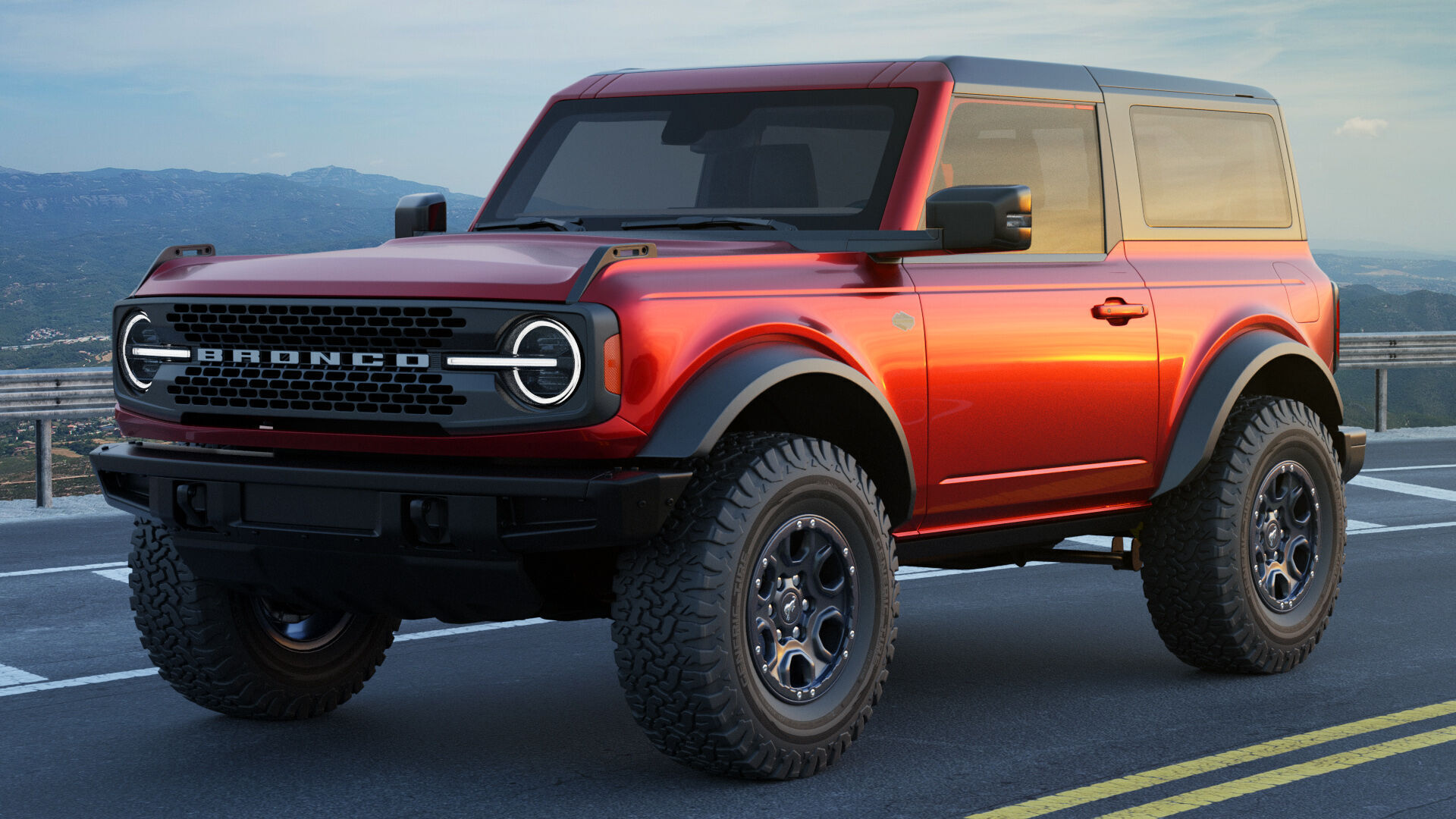 Bronco 4 door and 2 door 2021 3D model_37