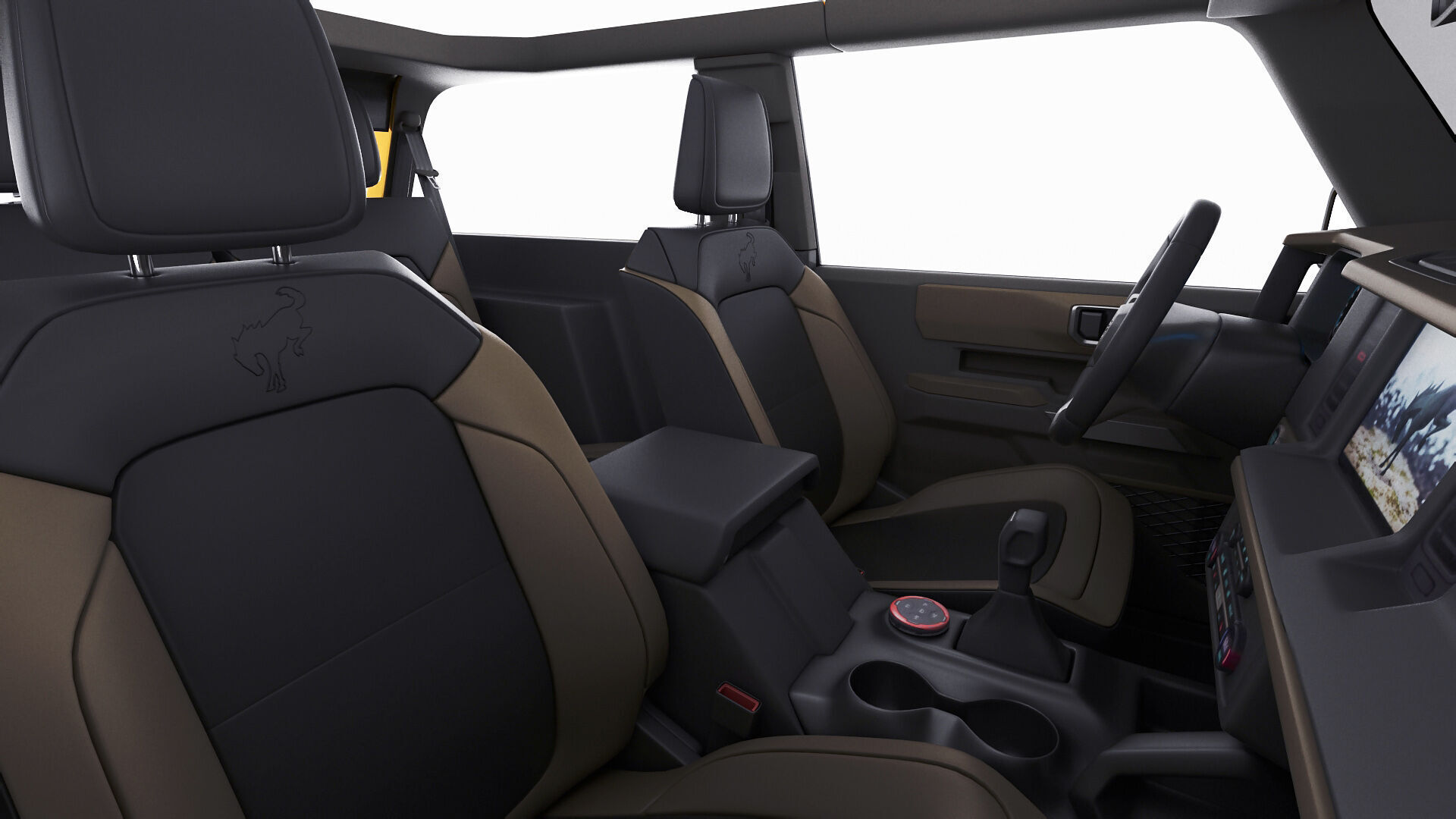 Bronco 4 door and 2 door 2021 3D model_35