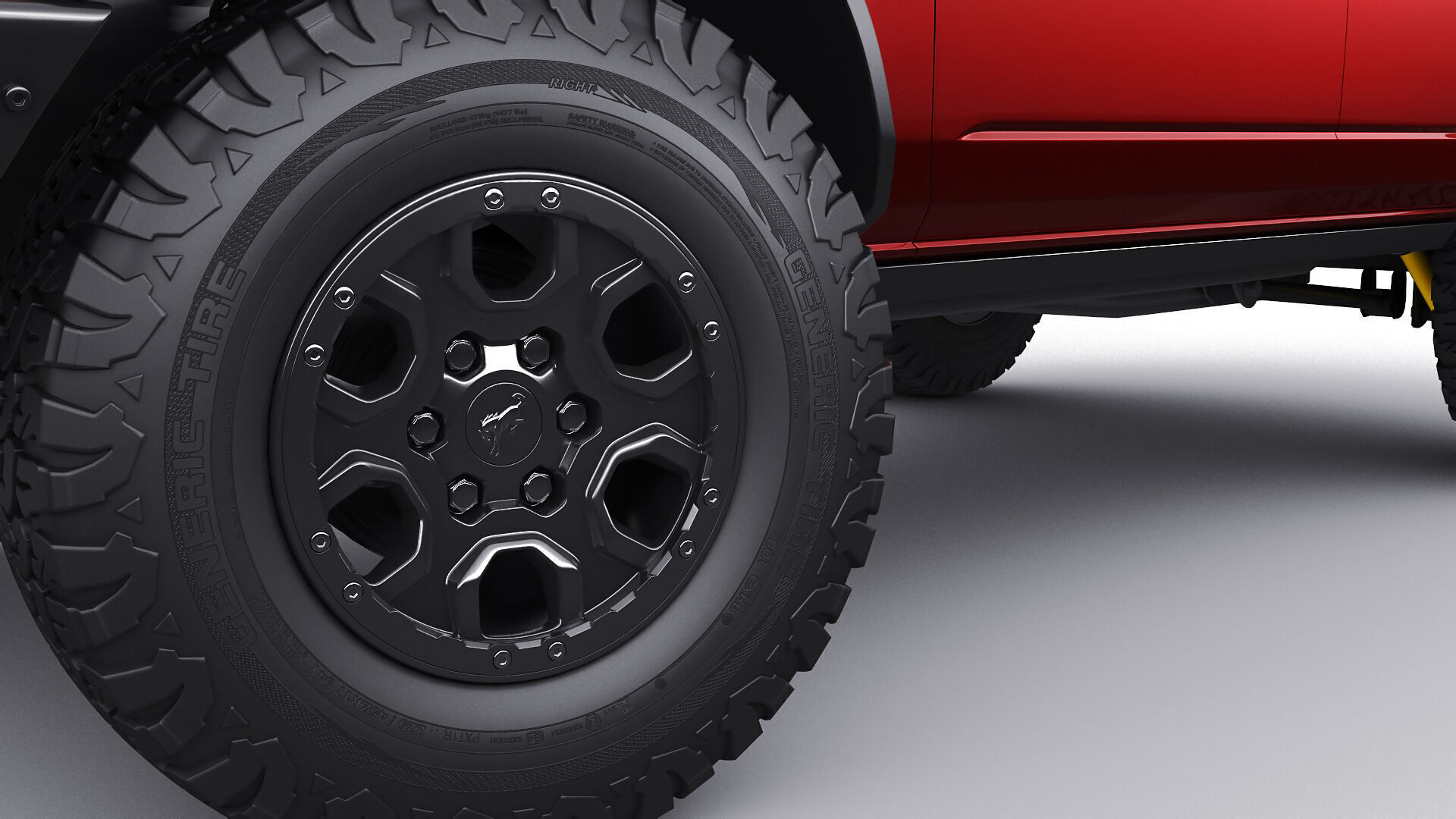 Bronco 4 door and 2 door 2021 3D model_27