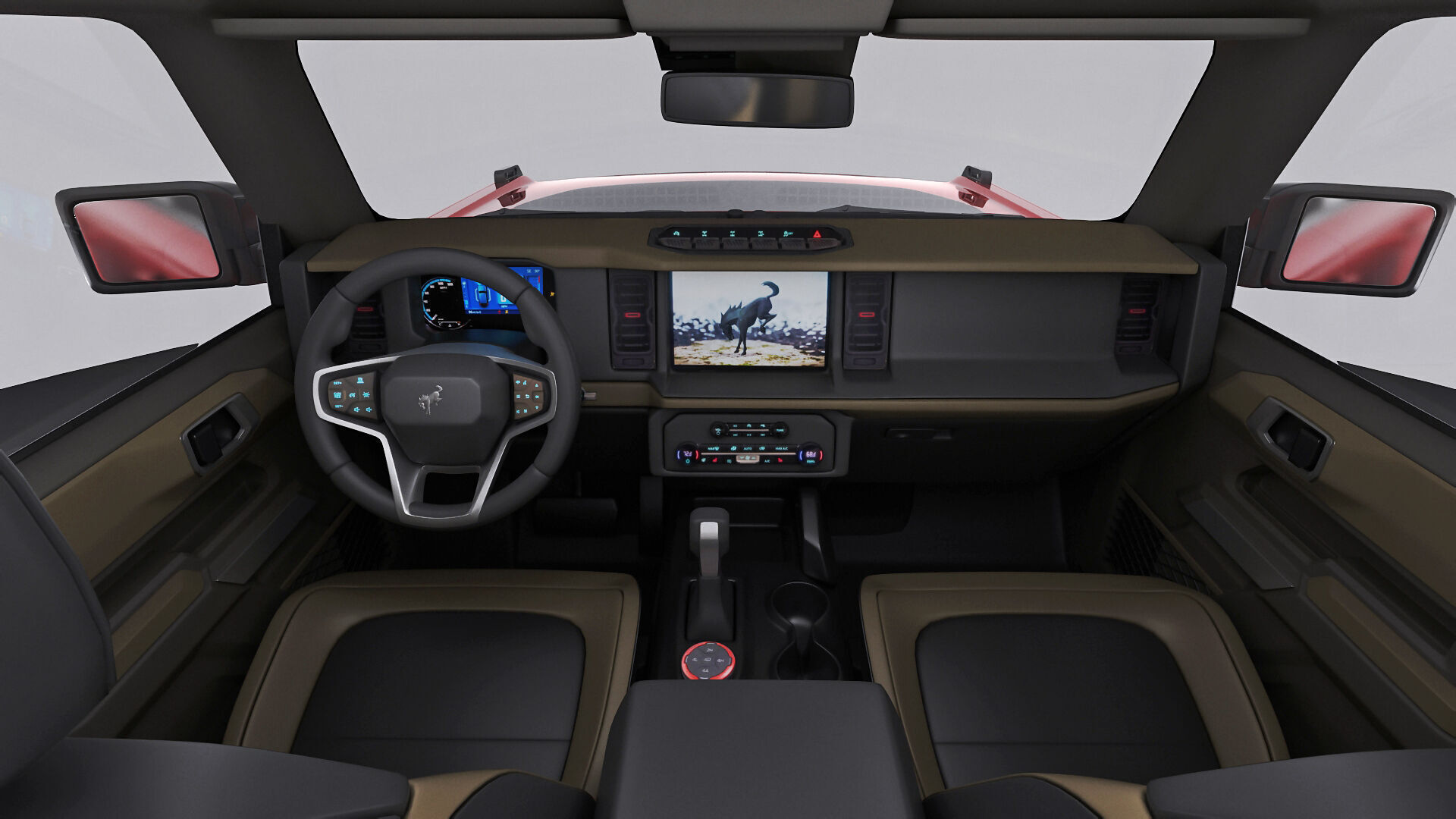 Bronco 4 door and 2 door 2021 3D model_34