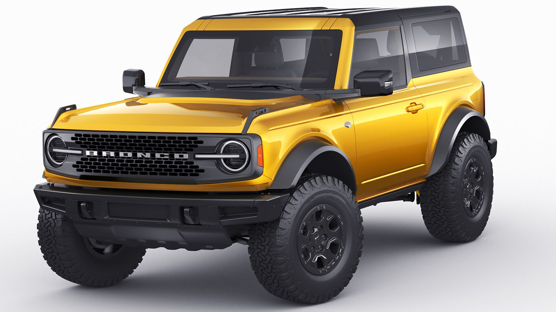 Bronco 4 door and 2 door 2021 3D model_1