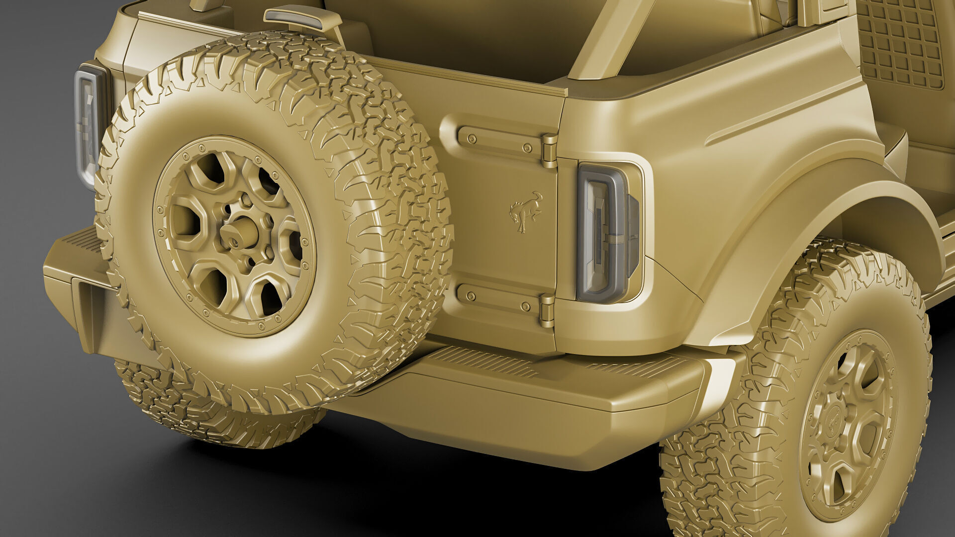 Bronco 4 door and 2 door 2021 3D model_54