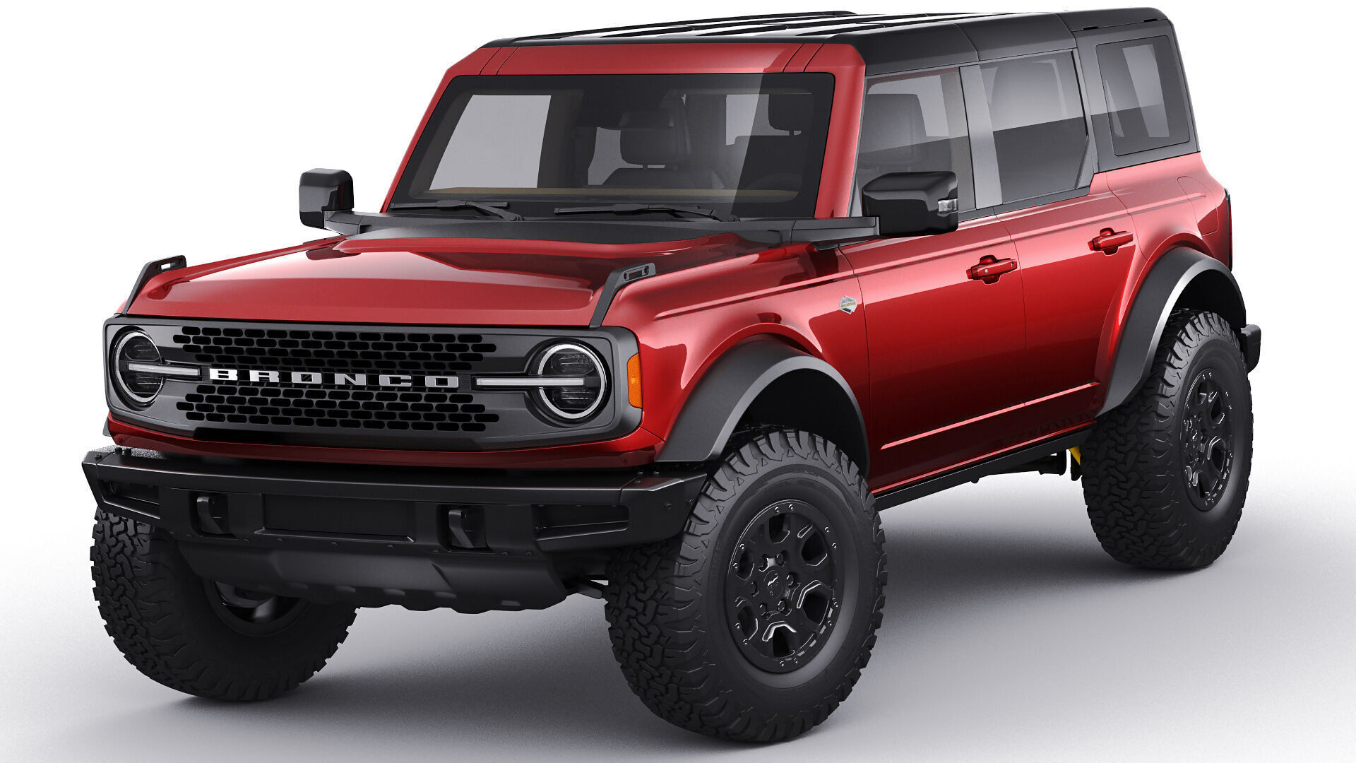 Bronco 4 door and 2 door 2021 3D model_2