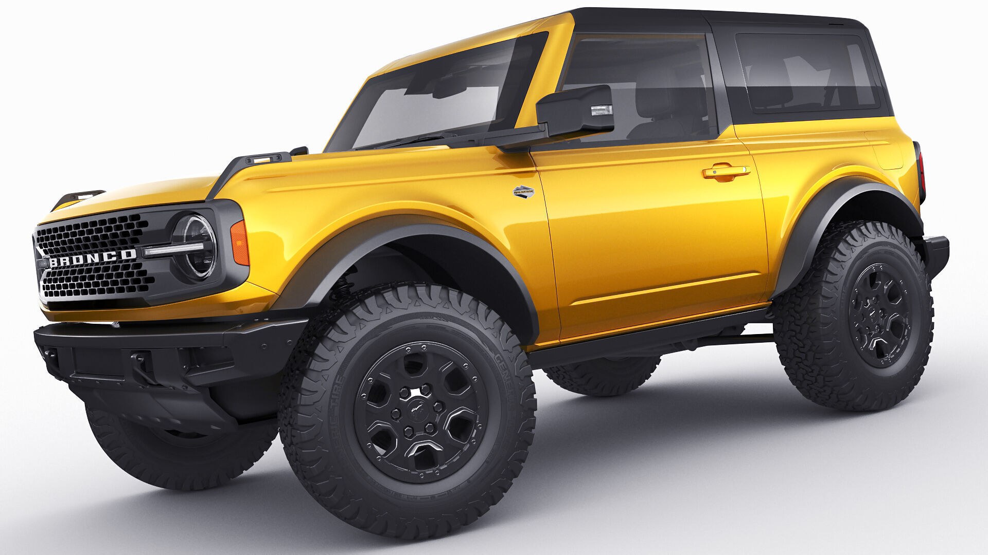 Bronco 4 door and 2 door 2021 3D model_22