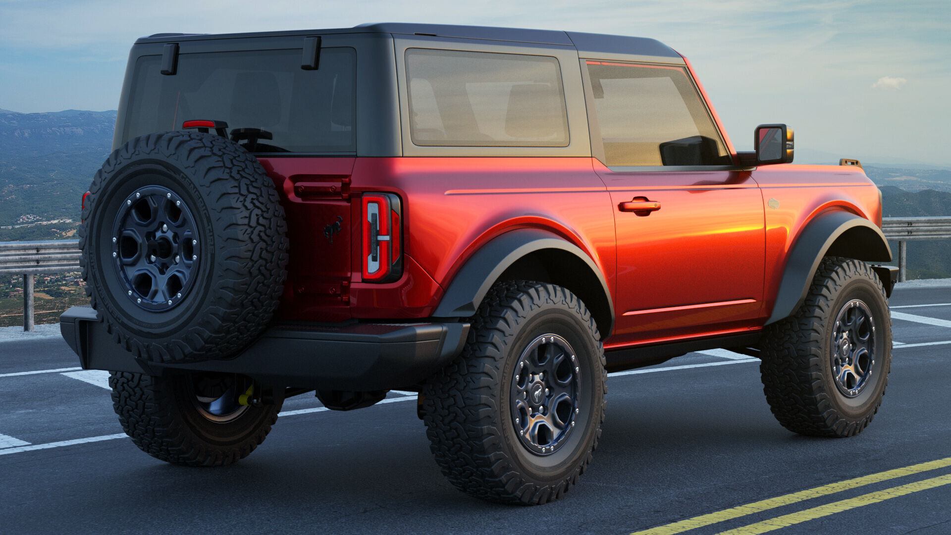 Bronco 4 door and 2 door 2021 3D model_39