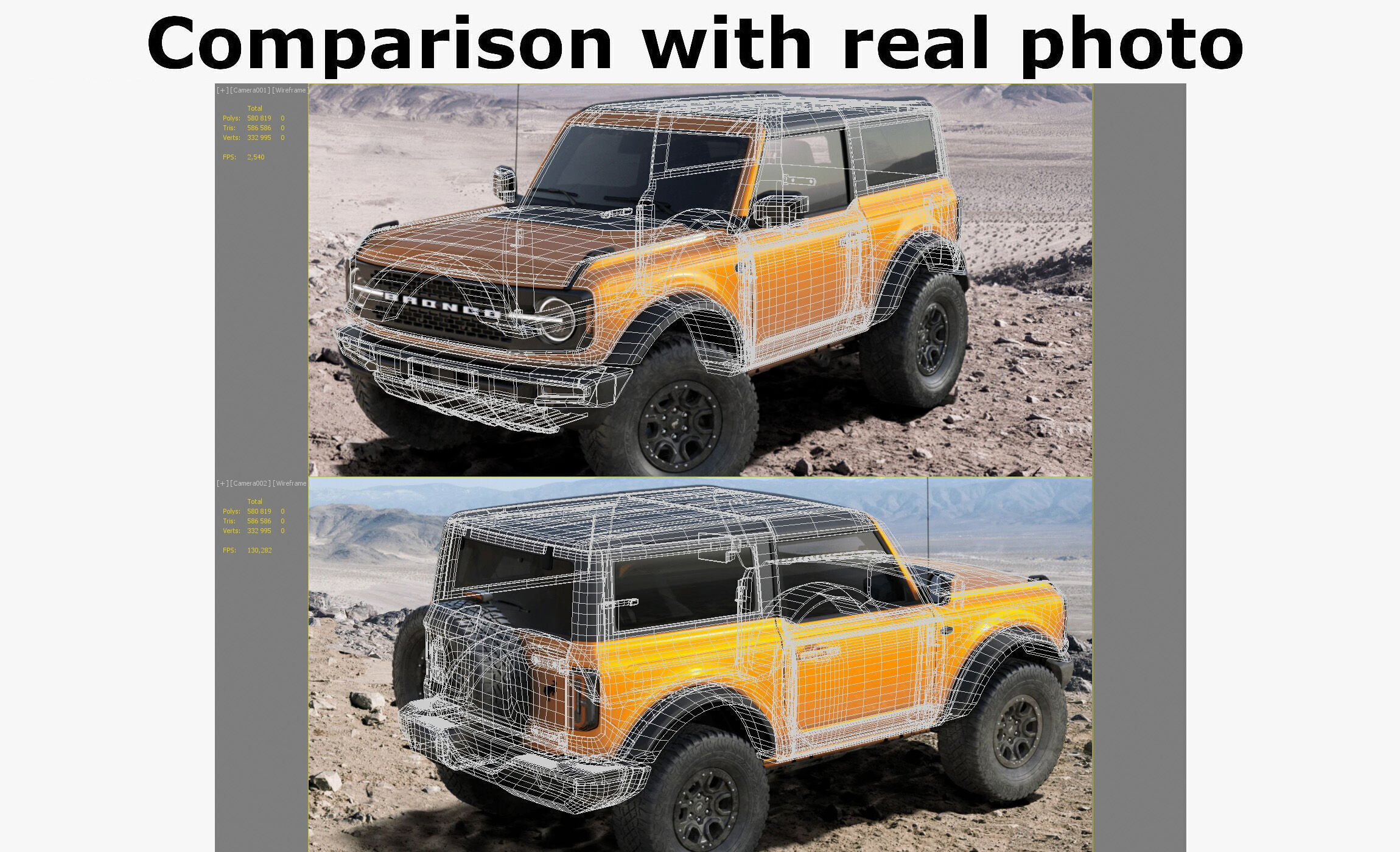 Bronco 4 door and 2 door 2021 3D model_62