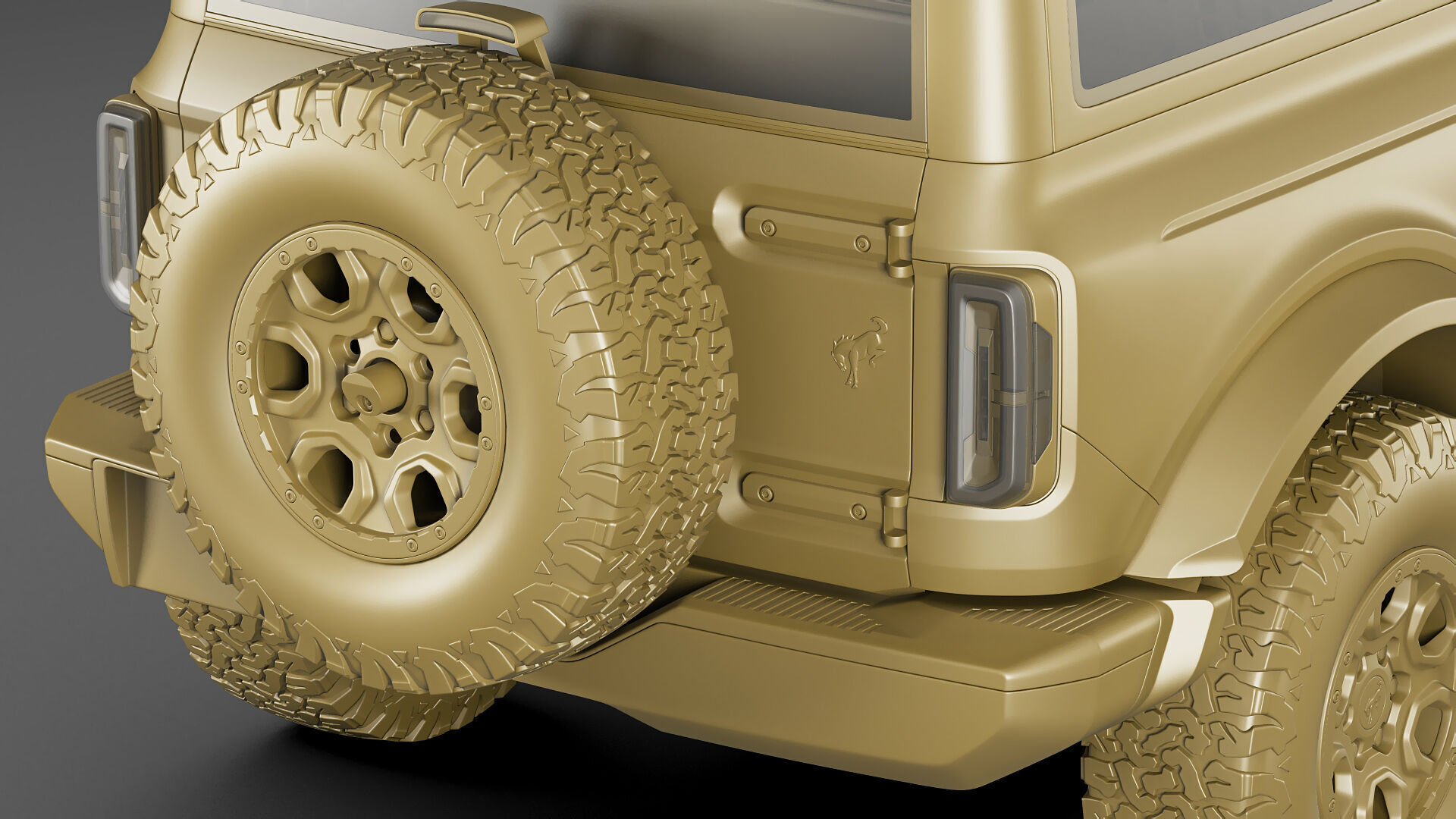 Bronco 4 door and 2 door 2021 3D model_49