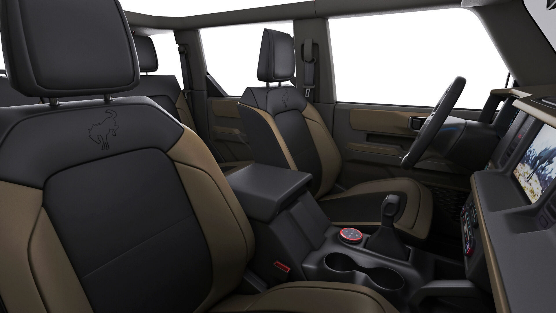 Bronco 4 door and 2 door 2021 3D model_36