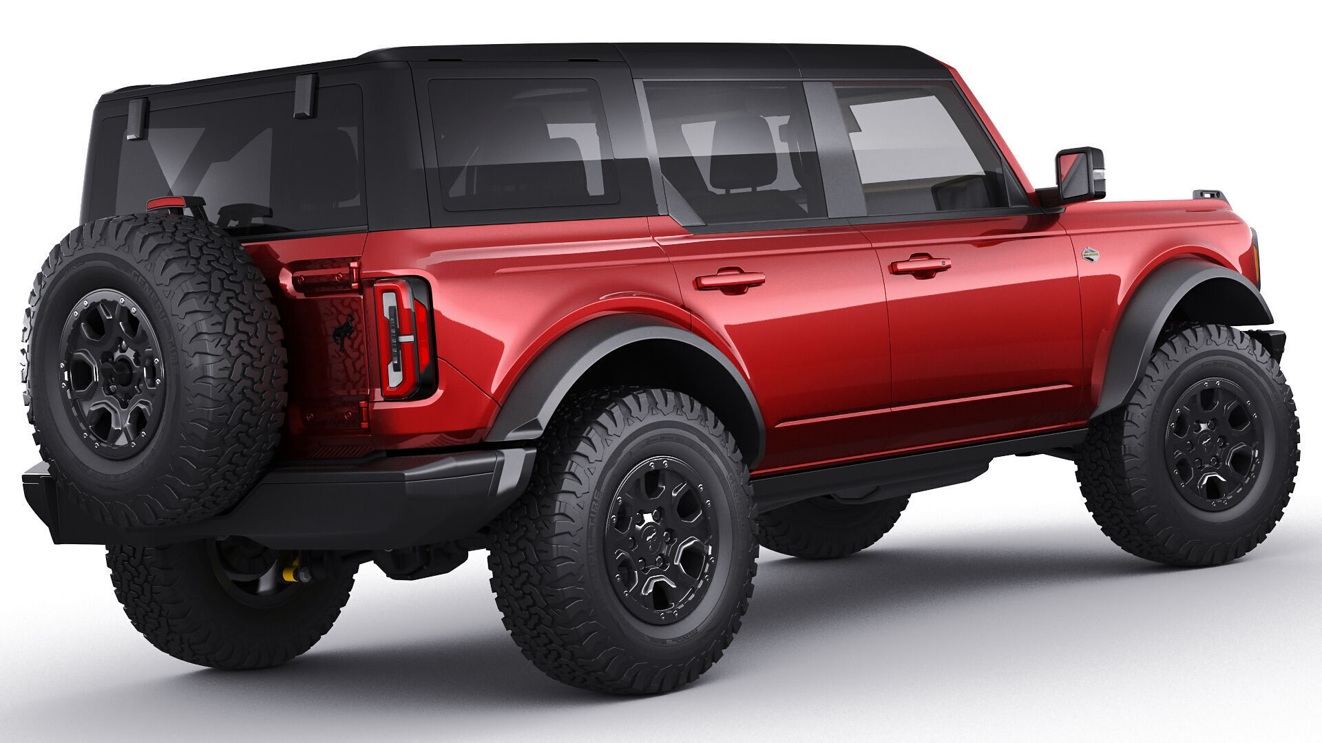 Bronco 4 door and 2 door 2021 3D model_25