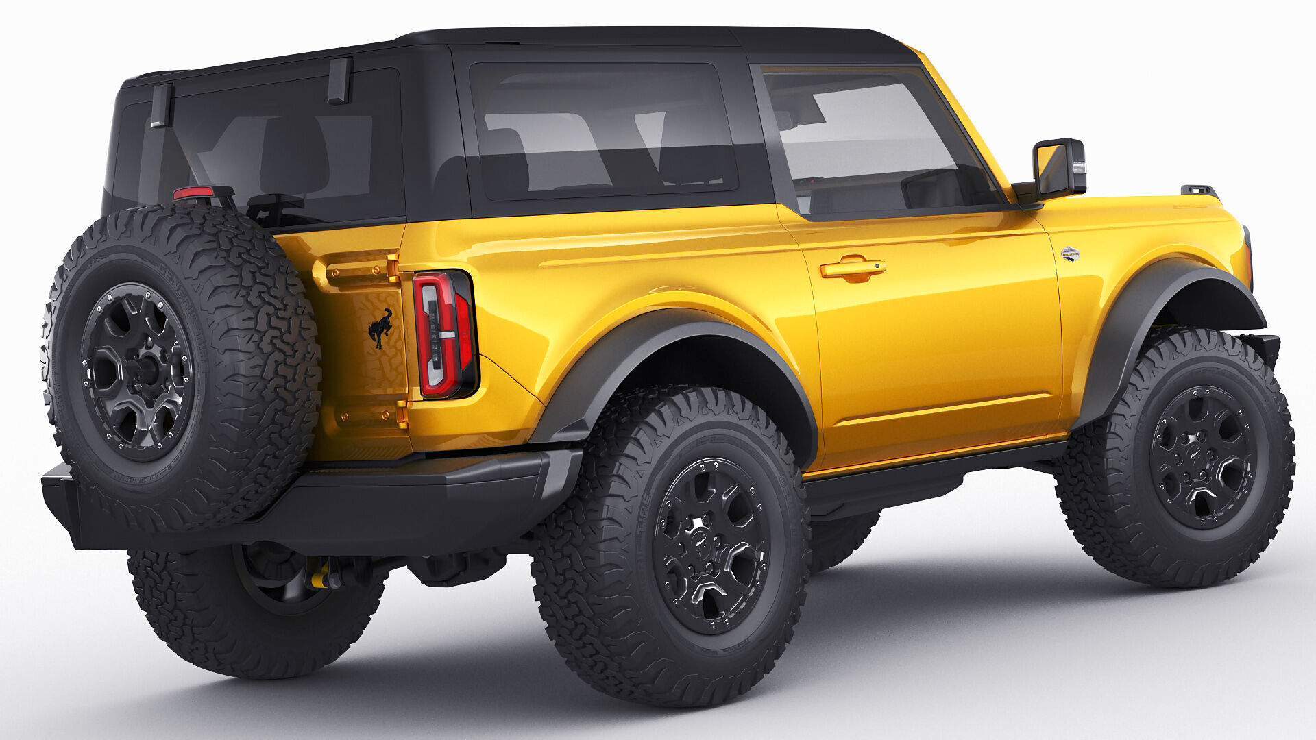 Bronco 4 door and 2 door 2021 3D model_24