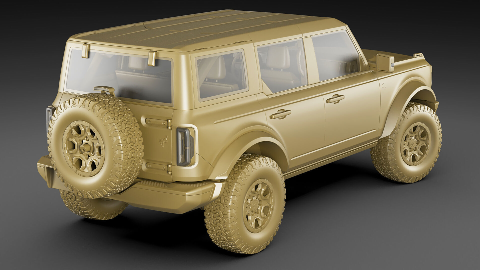 Bronco 4 door and 2 door 2021 3D model_50