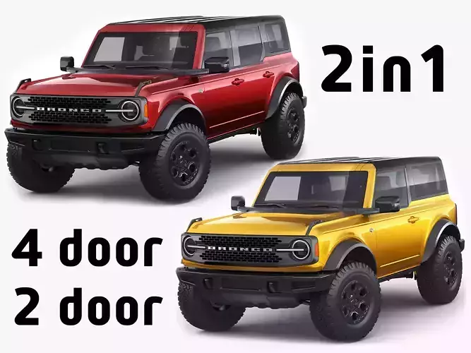 Bronco 4 door and 2 door 2021