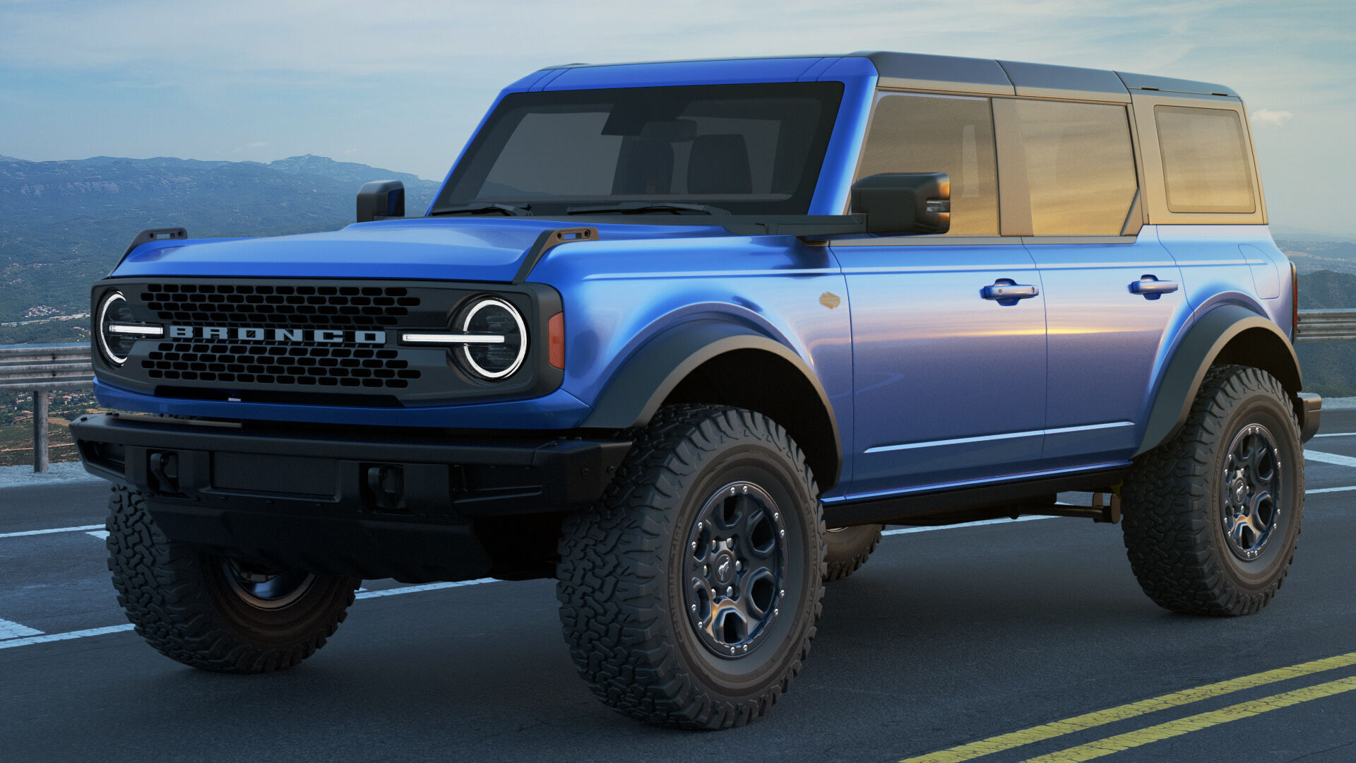Bronco 4 door and 2 door 2021 3D model_38
