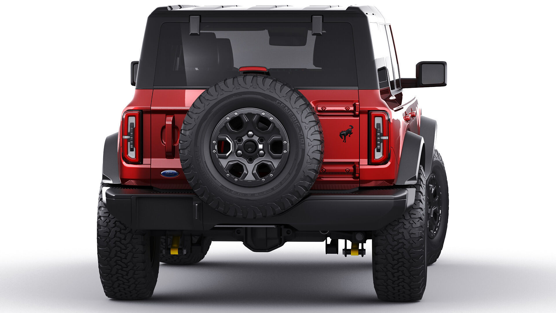 Bronco 4 door and 2 door 2021 3D model_33