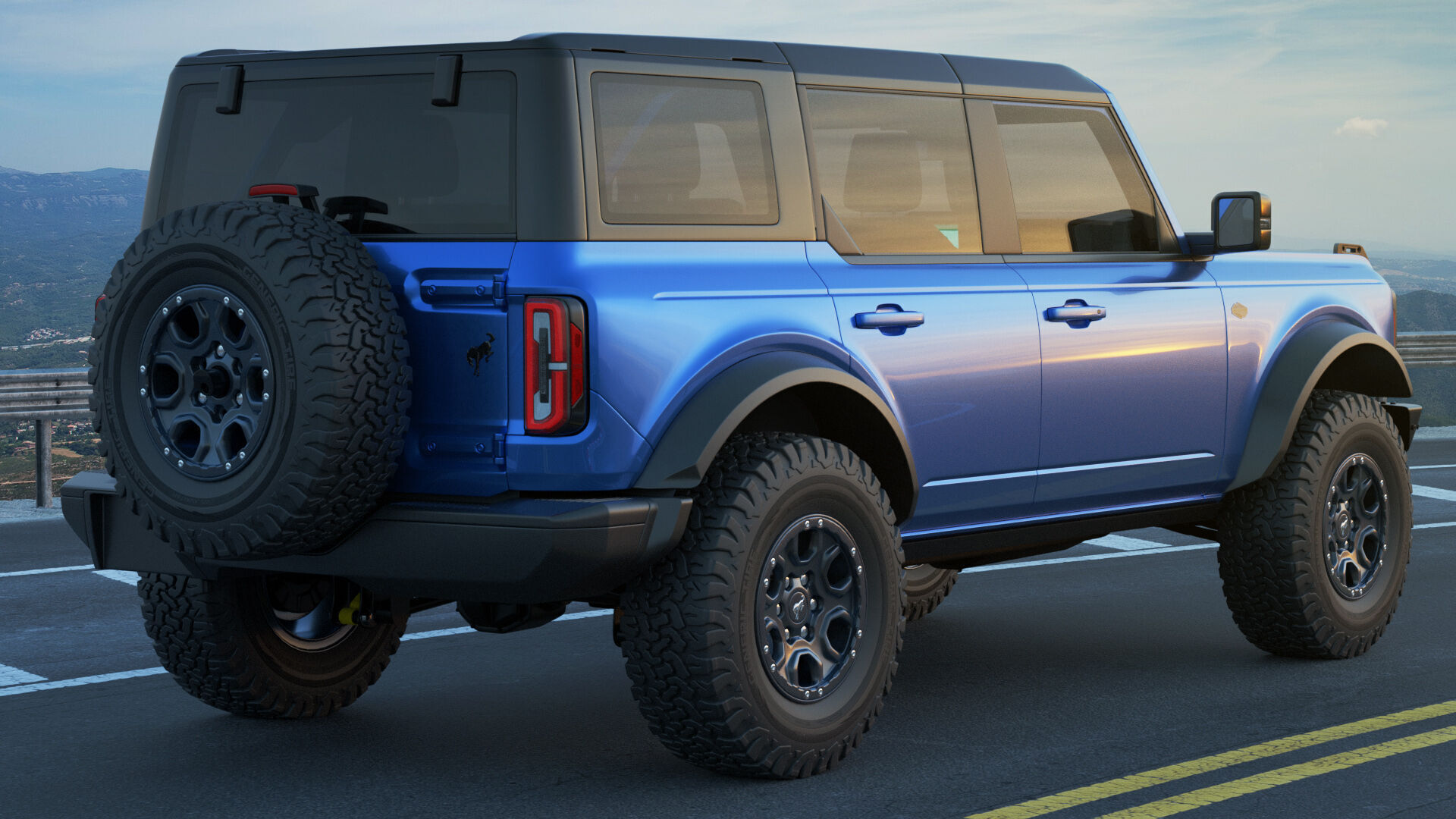 Bronco 4 door and 2 door 2021 3D model_40