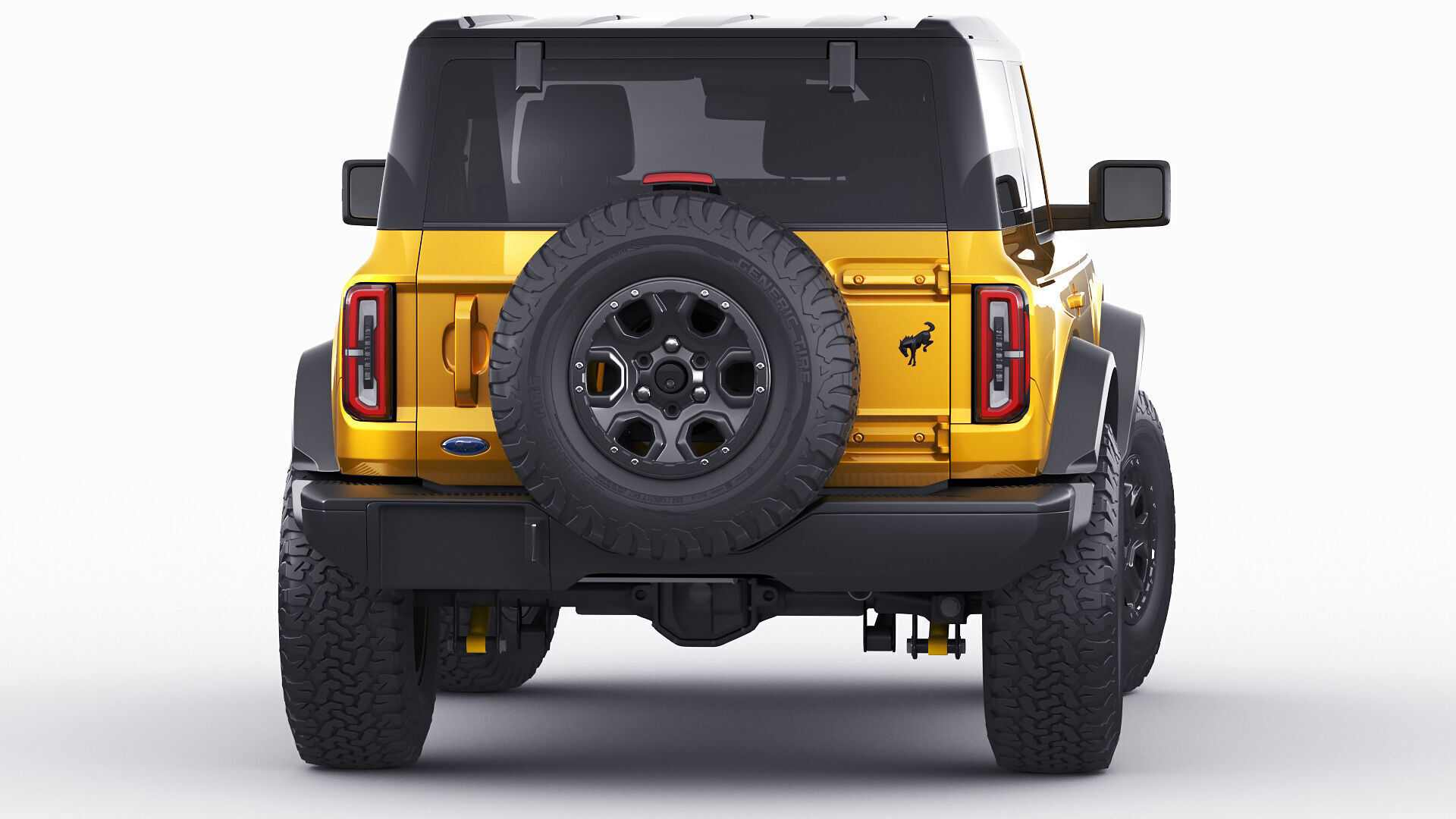 Bronco 4 door and 2 door 2021 3D model_32