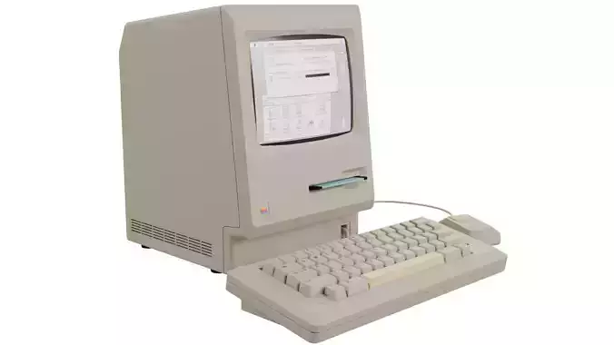 Apple Macintosh 1984 3D model