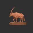 Oryx standing stl 3D print model_2