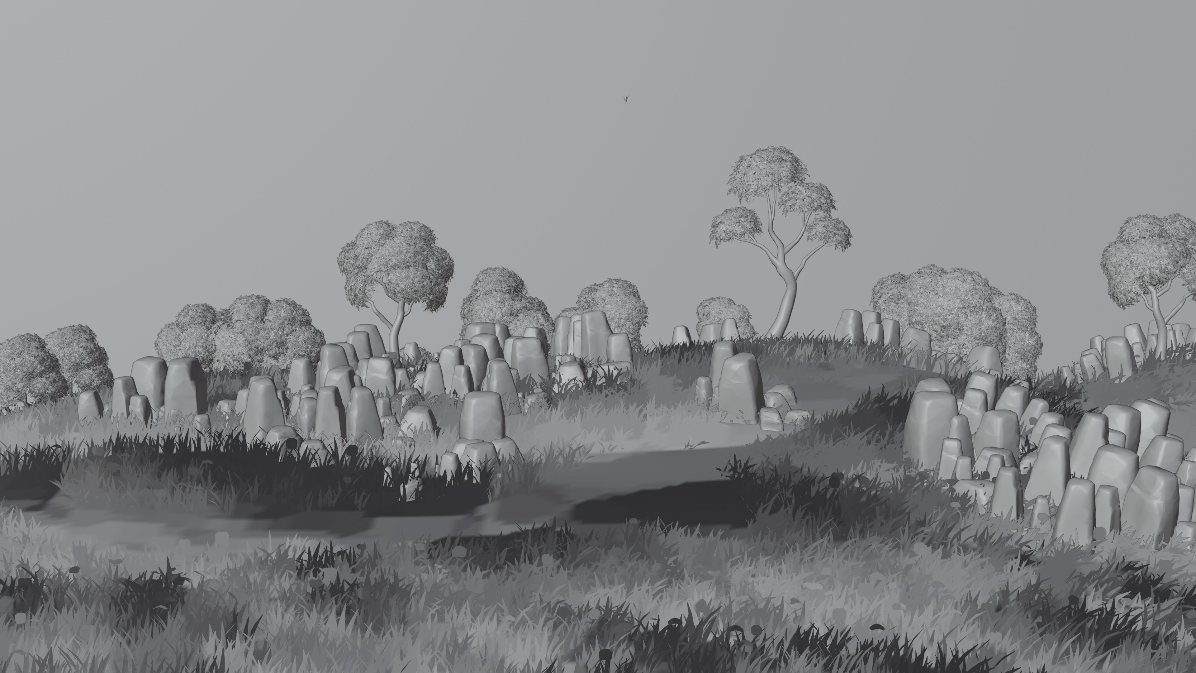 Stylized Anime Environment 3D Model  High-Quality Blender Scene  3D model_3