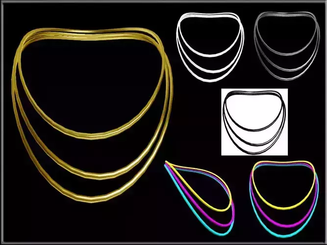 Three Chain Necklace