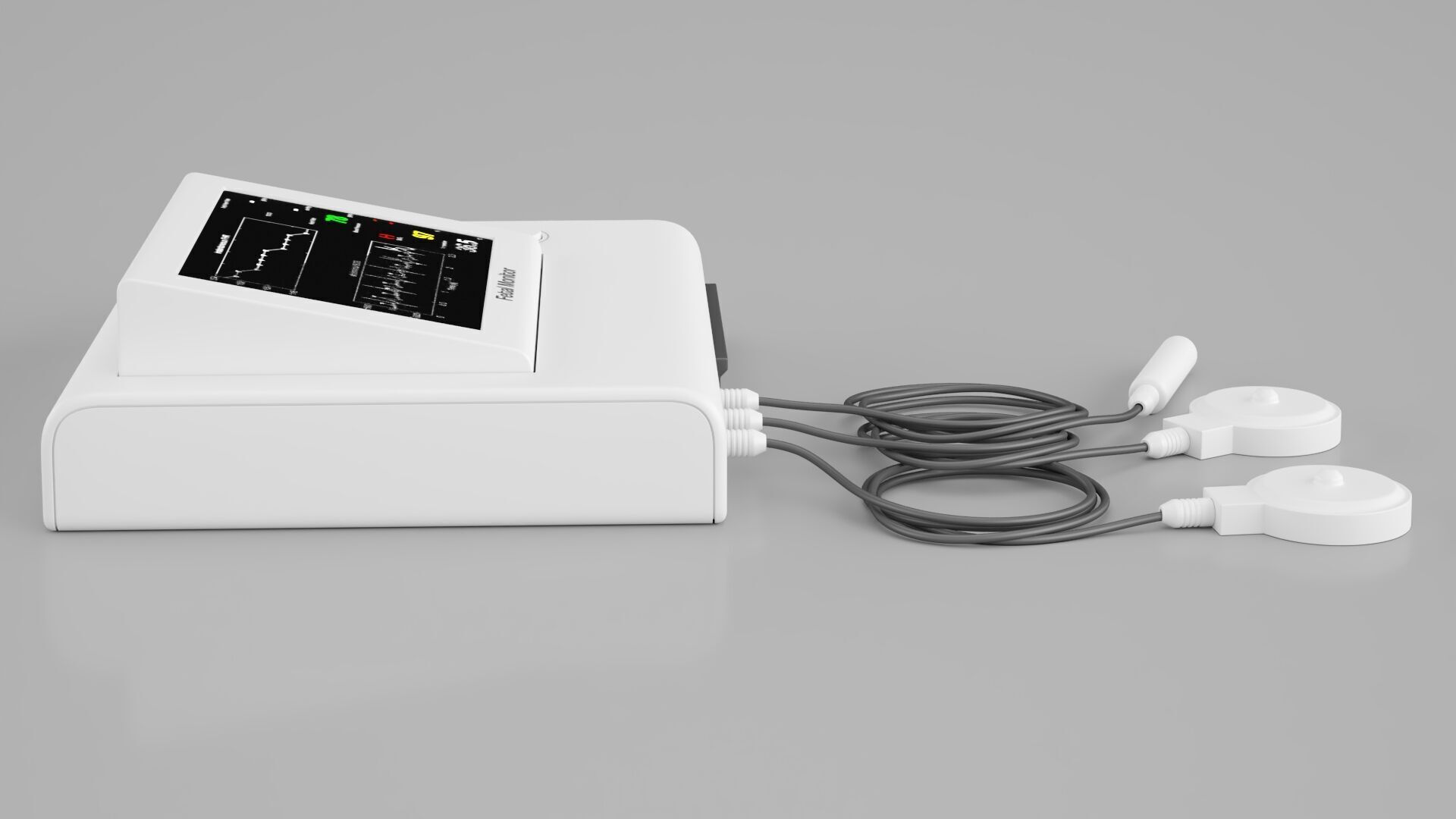 Fetal Monitor 3D model_2