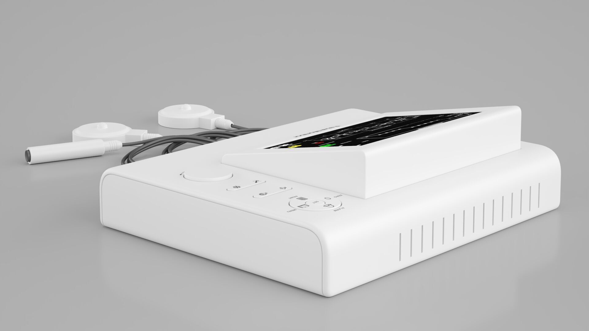 Fetal Monitor 3D model_5