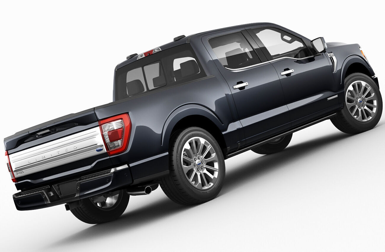 F-150 Pick-up Limited 2021 3D model_8