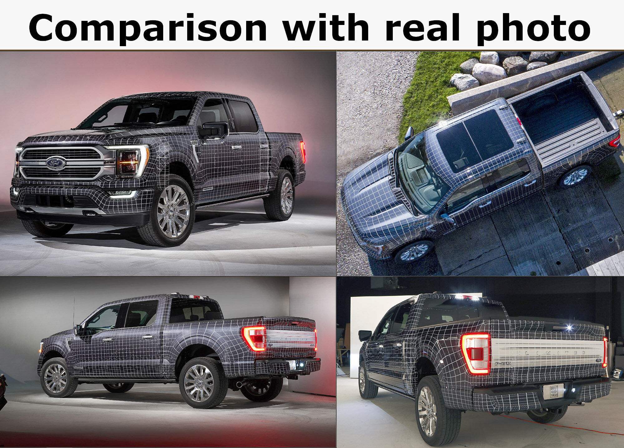 F-150 Pick-up Limited 2021 3D model_26