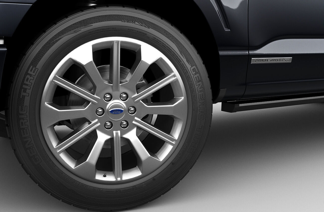 F-150 Pick-up Limited 2021 3D model_9