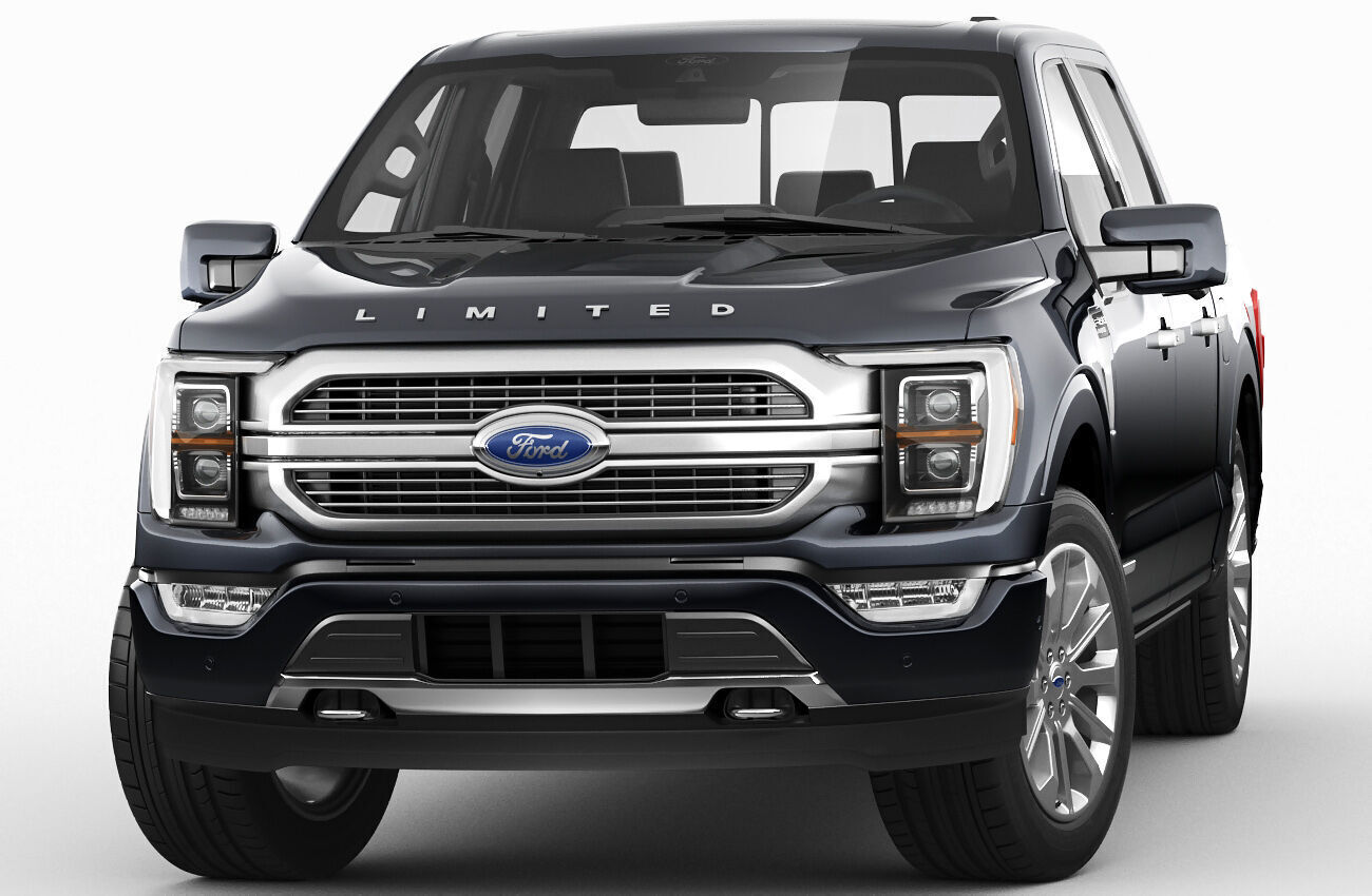 F-150 Pick-up Limited 2021 3D model_11