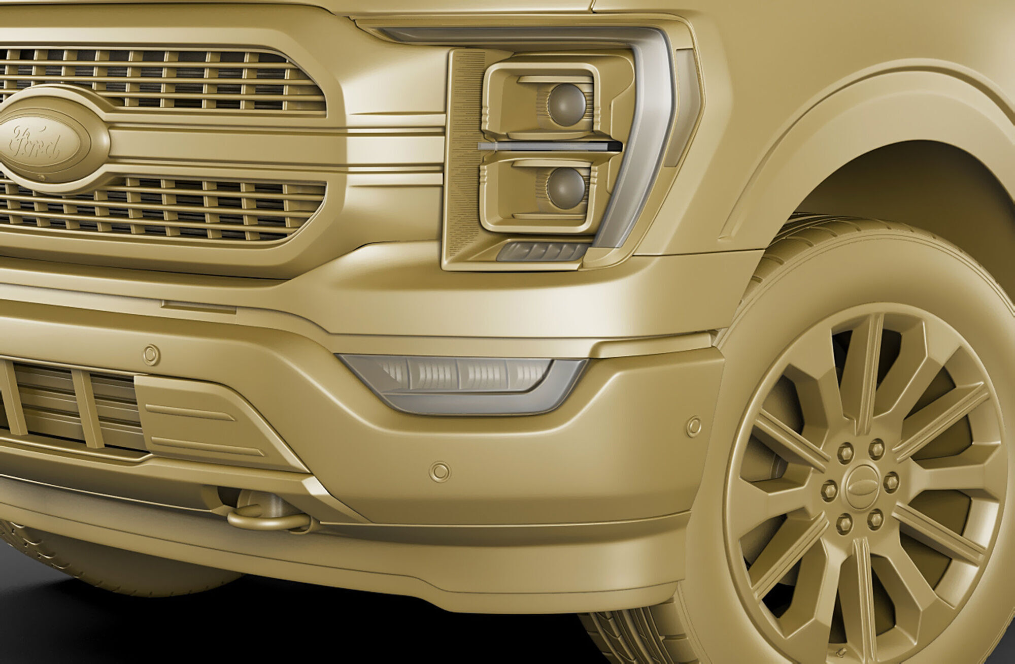 F-150 Pick-up Limited 2021 3D model_21