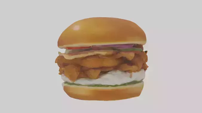 Fried chicken sandwich model