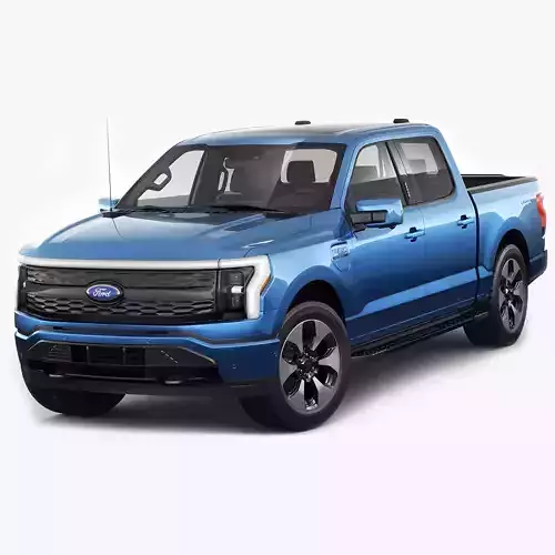 Electric Pick-up F-150 2022 Lightning 3D model