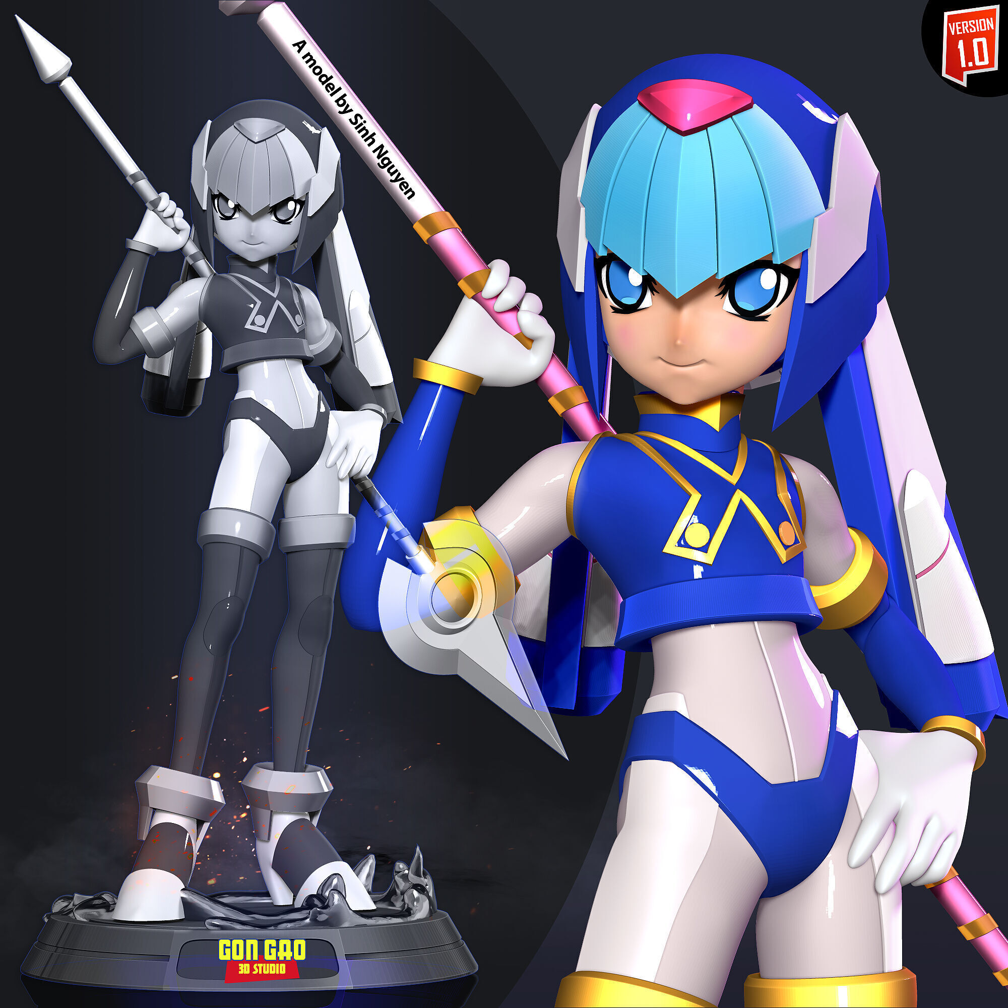 Fairy Leviathan Fanart 3D print model_20