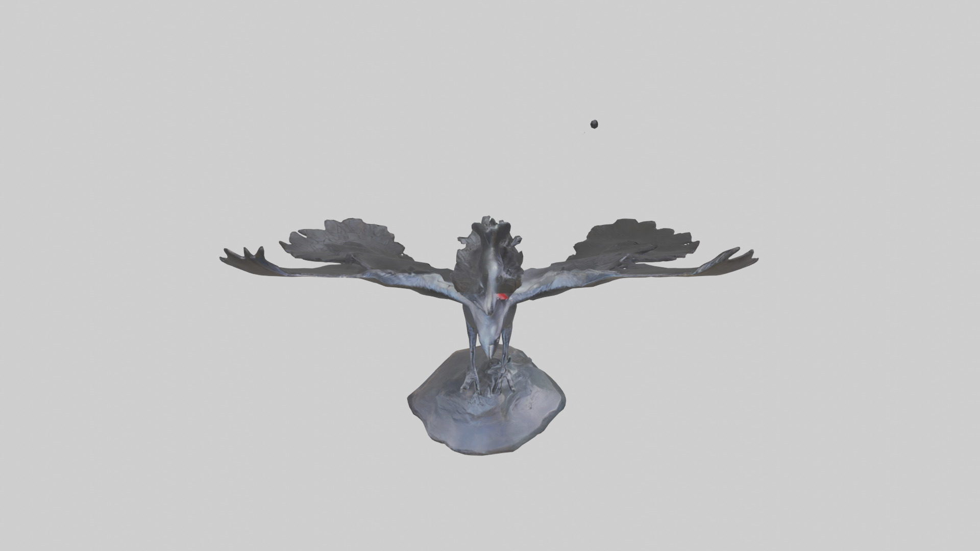Frigatebird statue model 3D model_18
