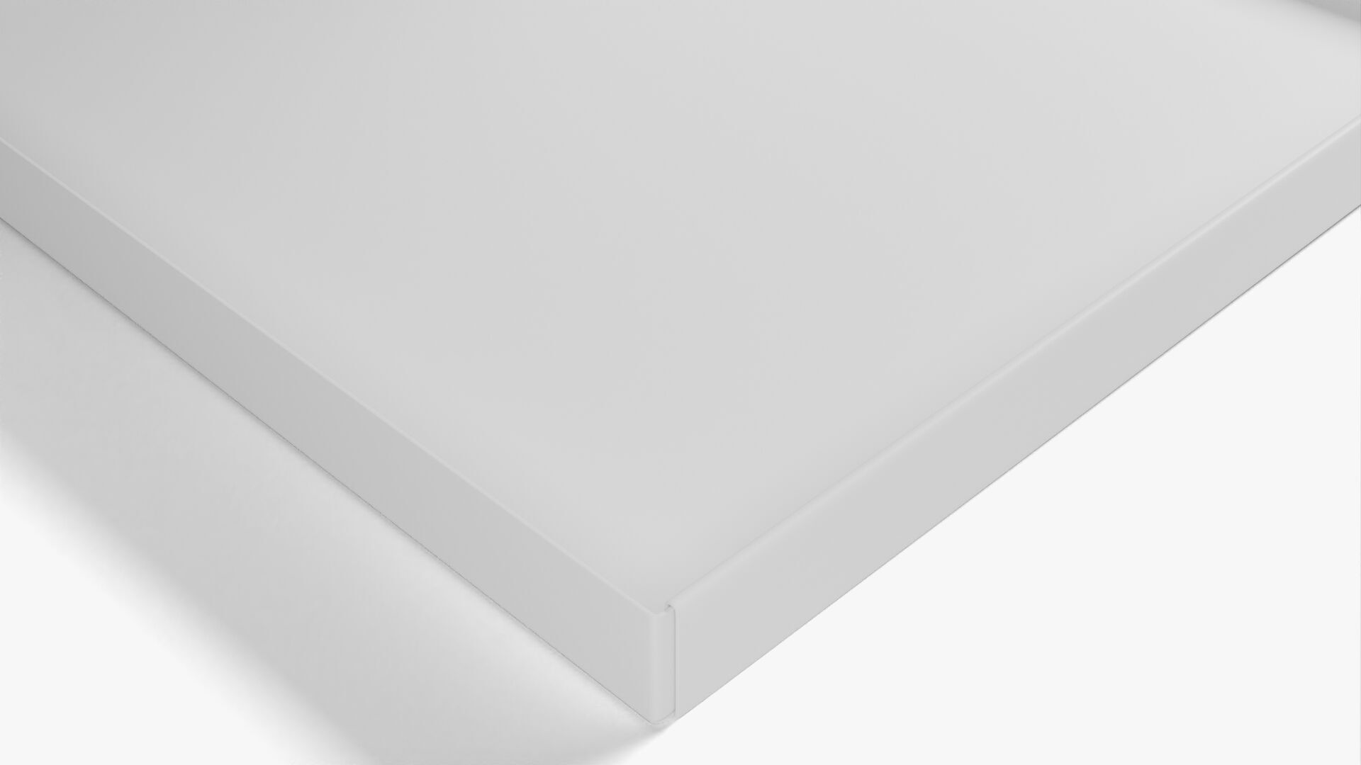 8 inch White Paper Open Pizza Box 3D model_14