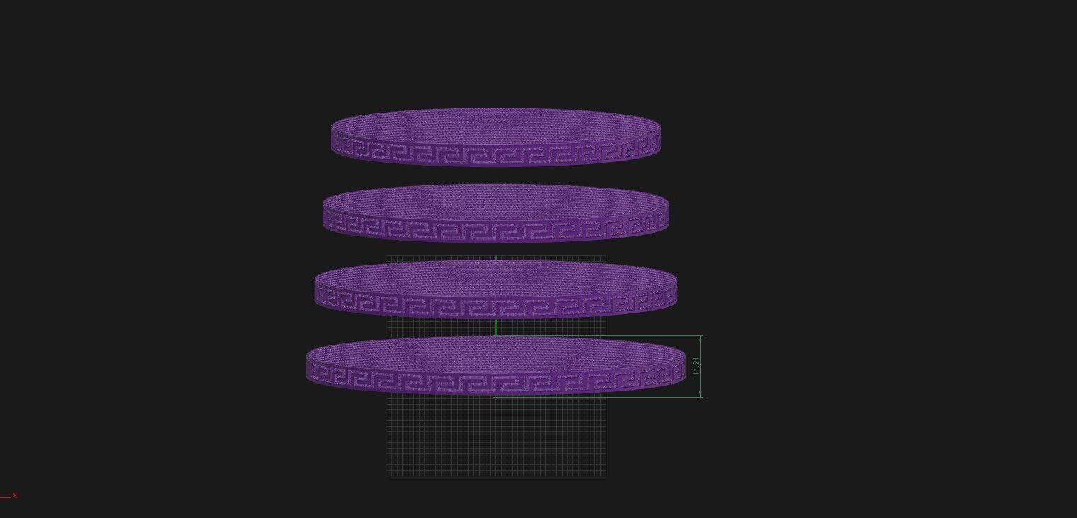 Bangle 3D print model_3