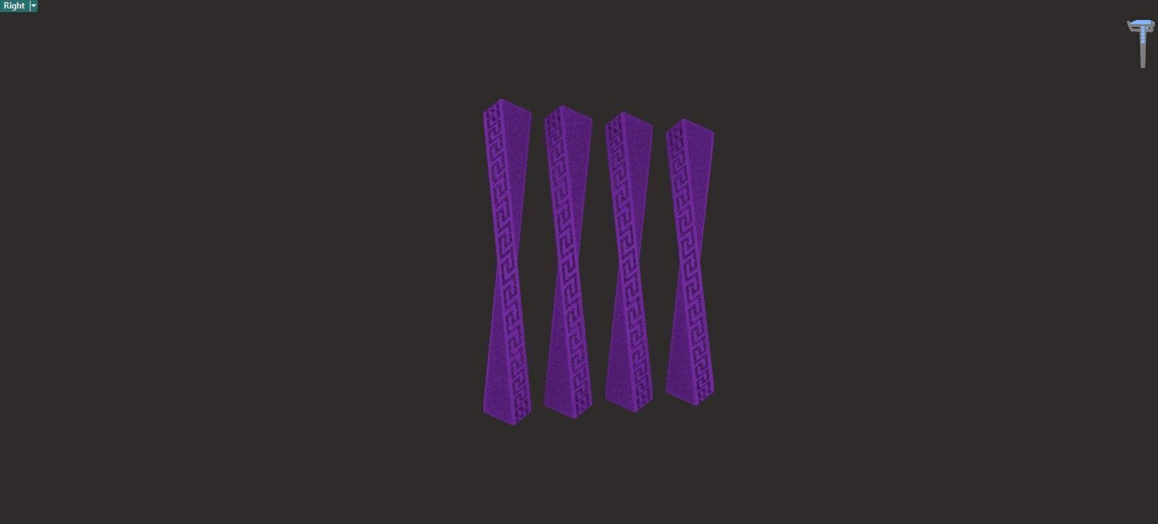 Bangle 3D print model_4