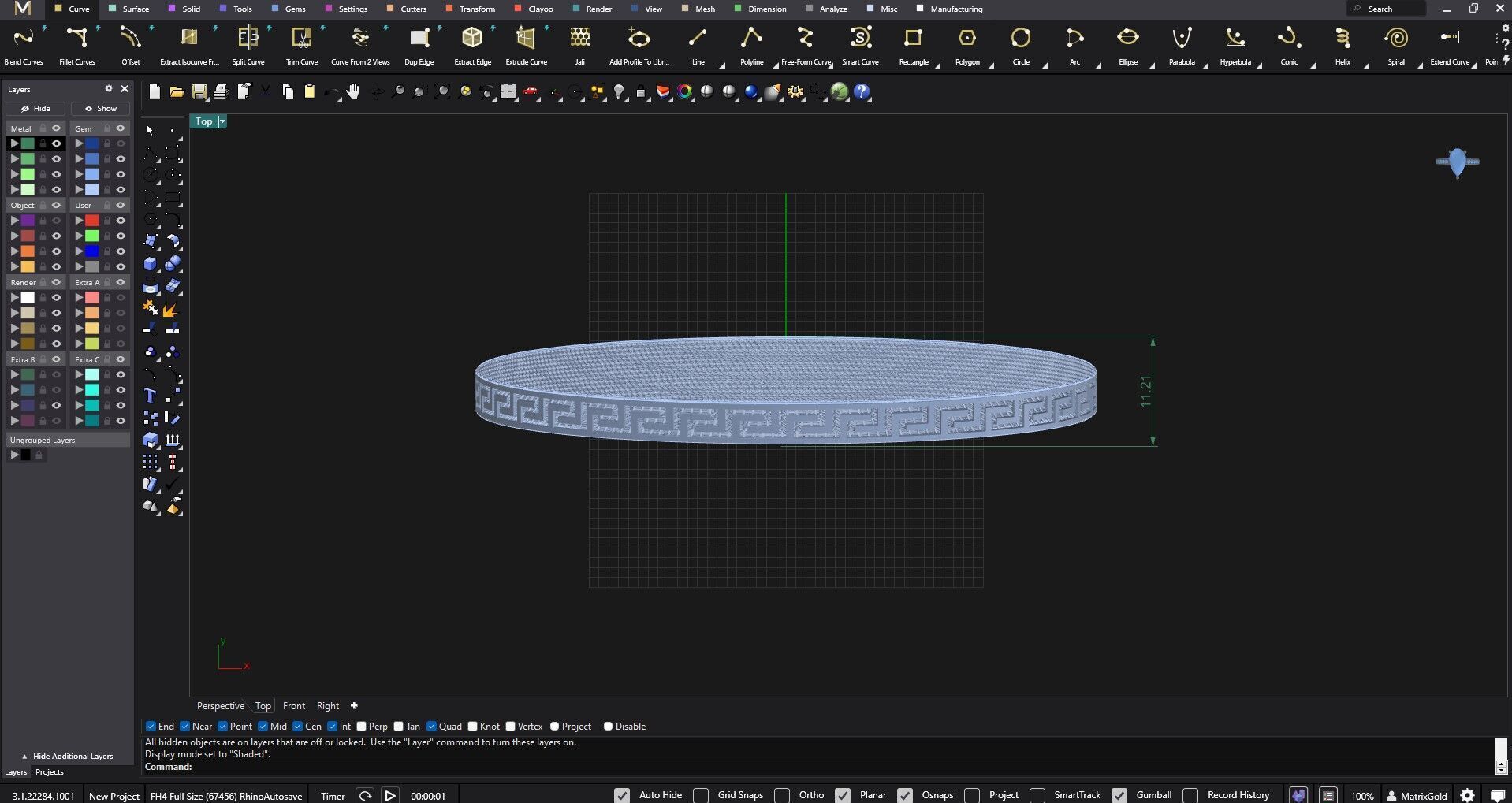 Bangle 3D print model_6