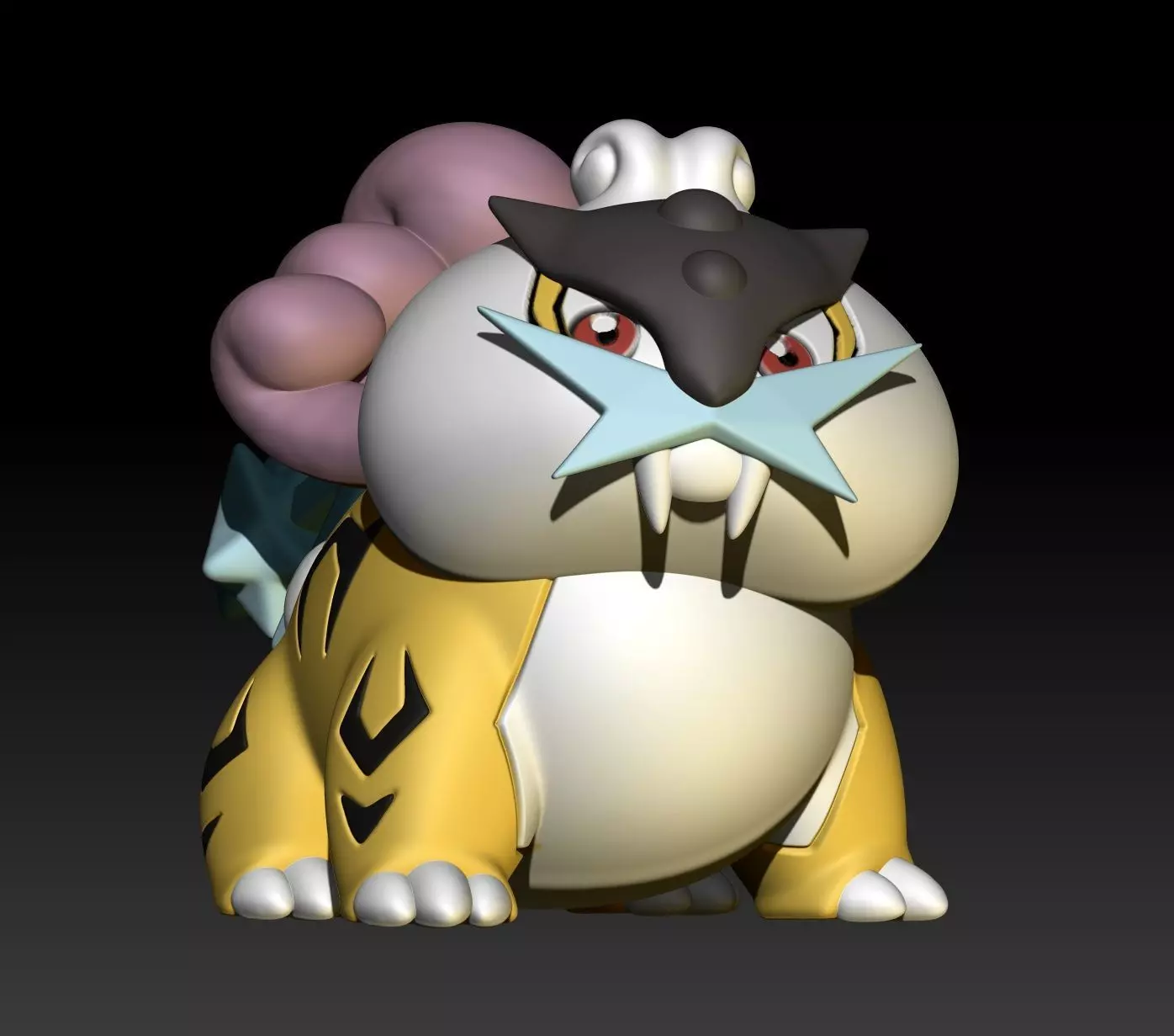 Pokemon Raikou Chibi 3D print model_0
