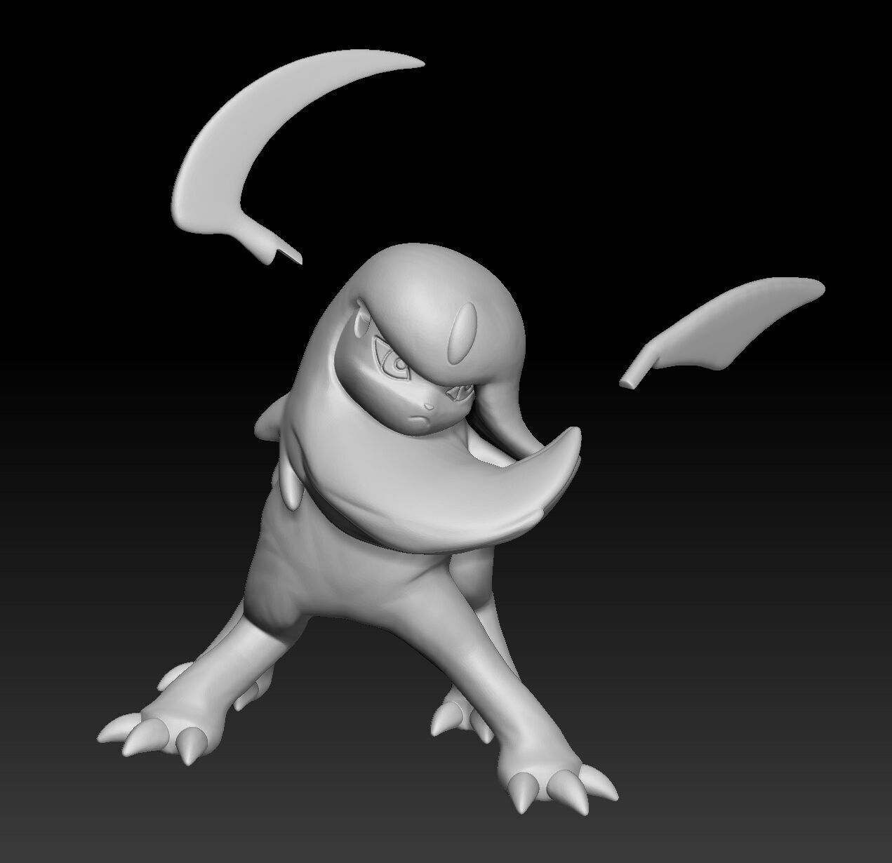 Pokemon Absol 3D print model_2