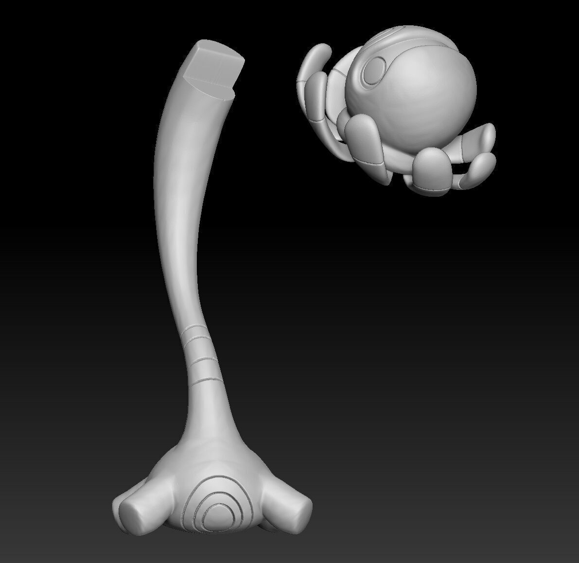 Pokemon Lileep Cradily 3D print model_4