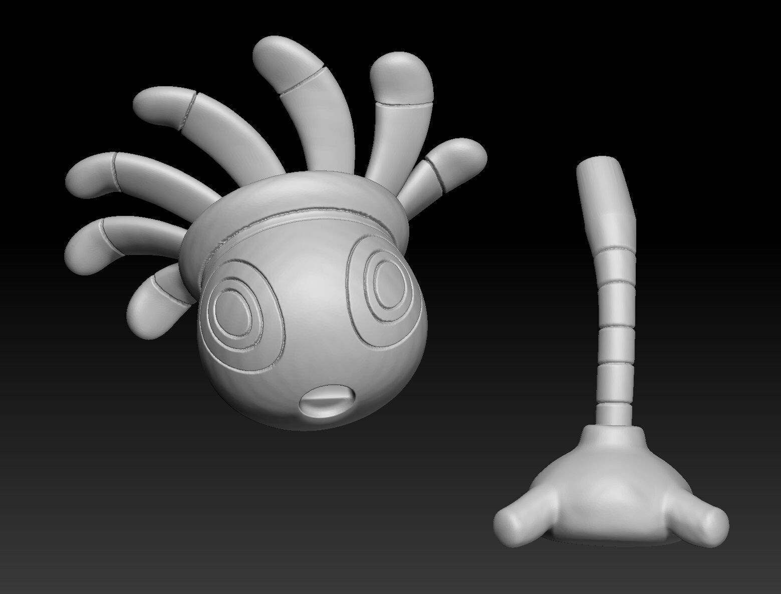 Pokemon Lileep Cradily 3D print model_3