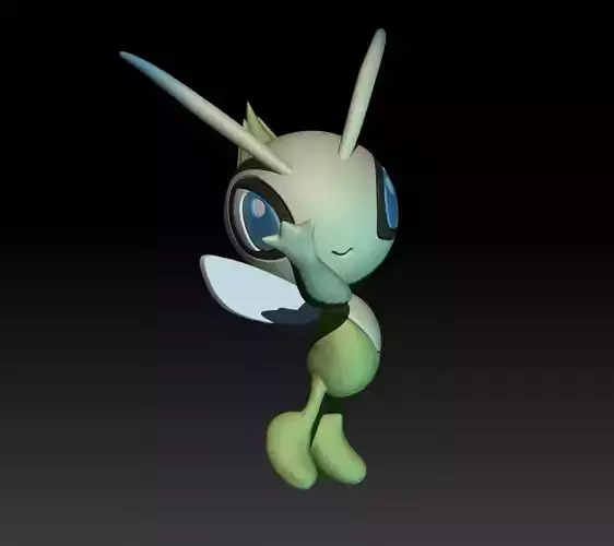 Pokemon Celebi 3D print model