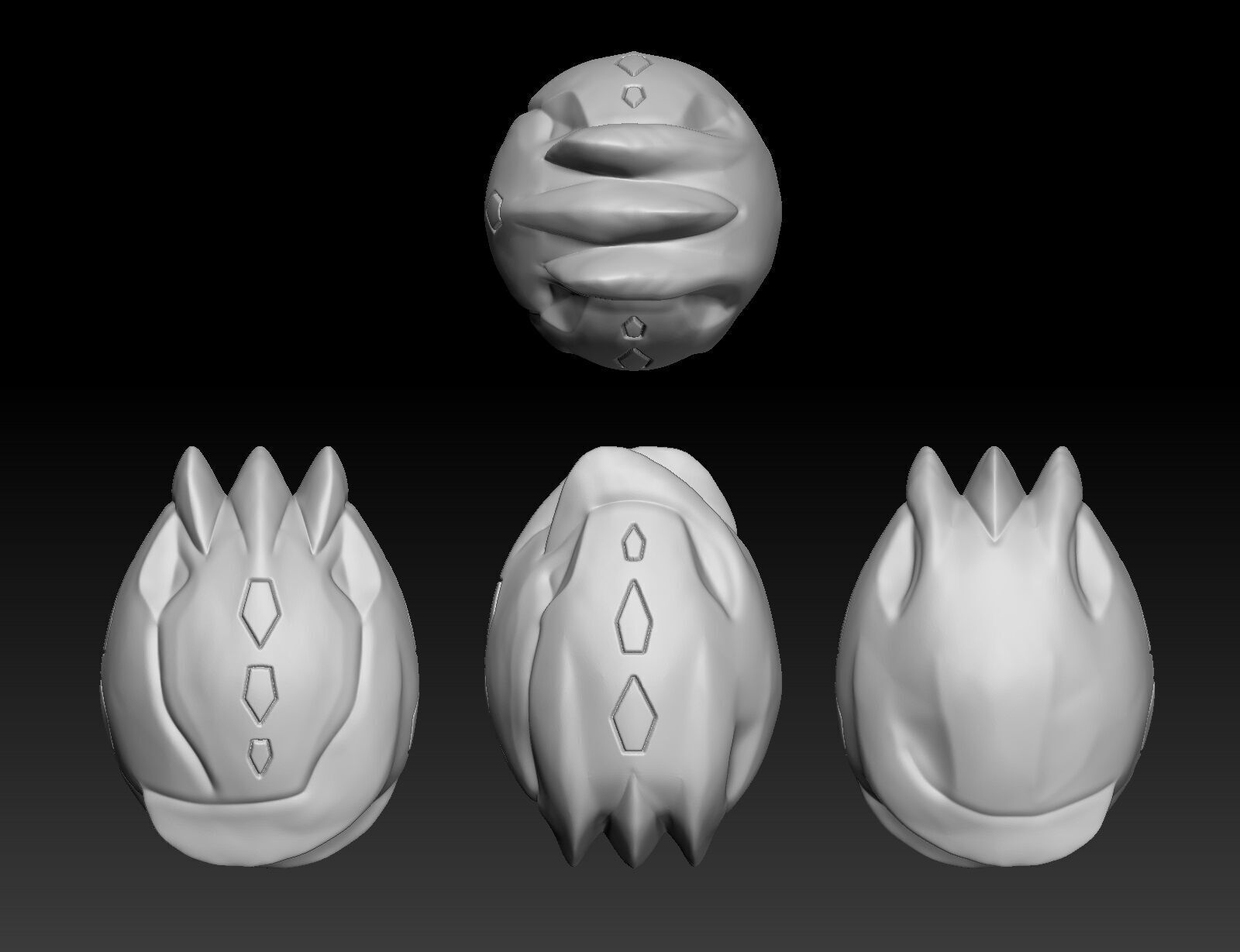 Pokemon Cocoon Of Destruction 3D print model_1