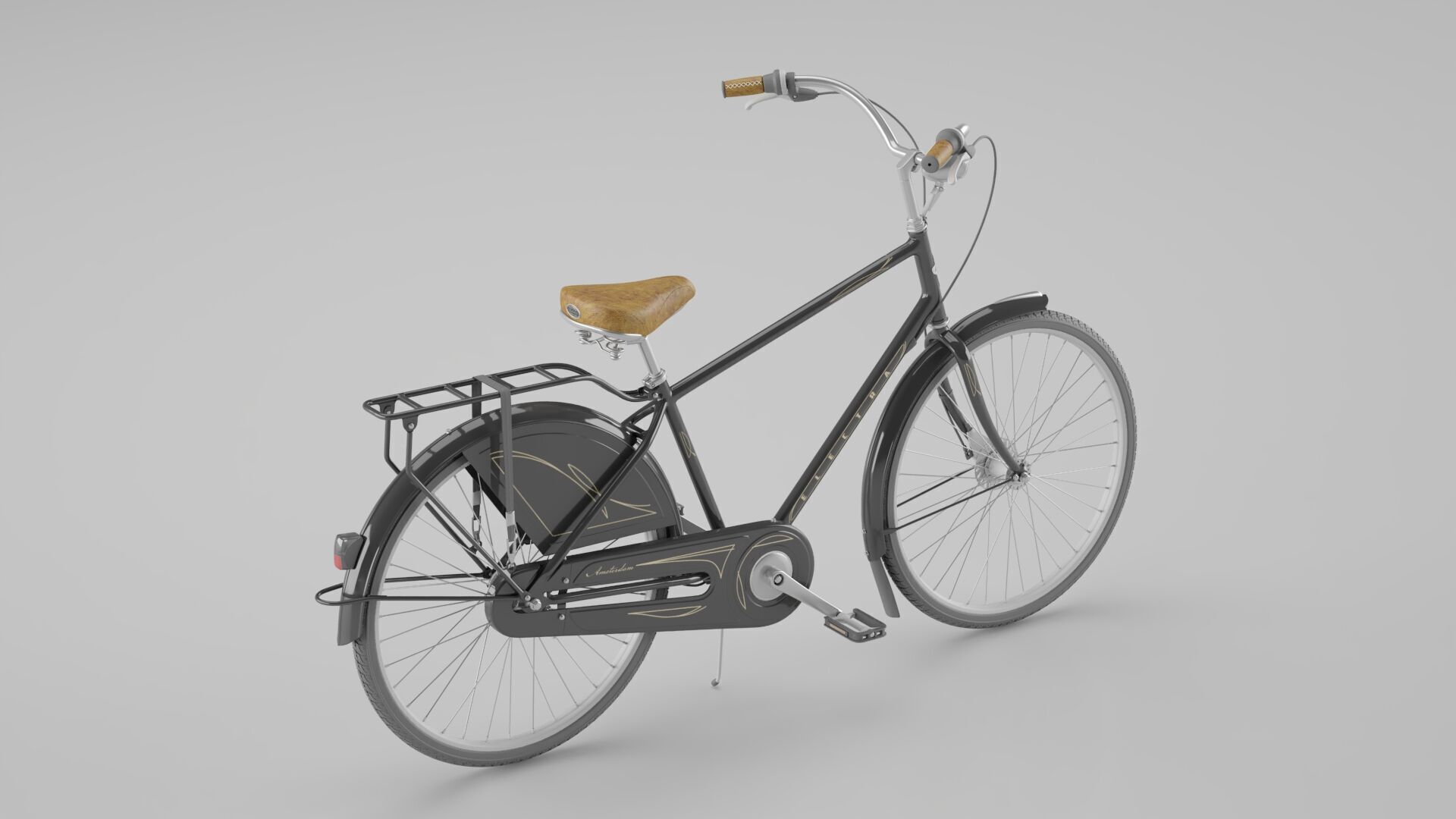 Electra Amsterdam Classic 3i Bicycle 3D model_2